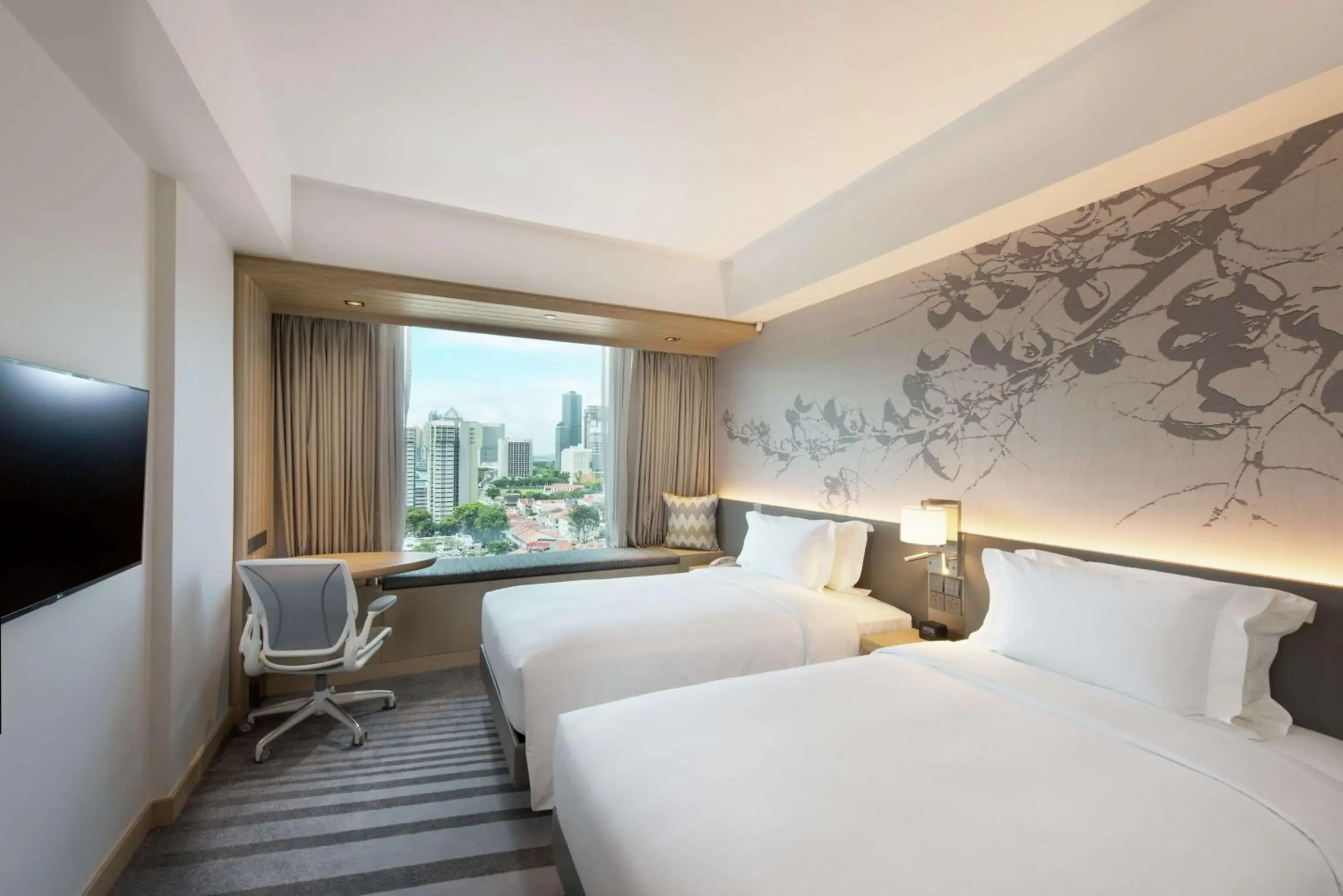 Bed in Hilton Garden Inn Singapore Serangoon