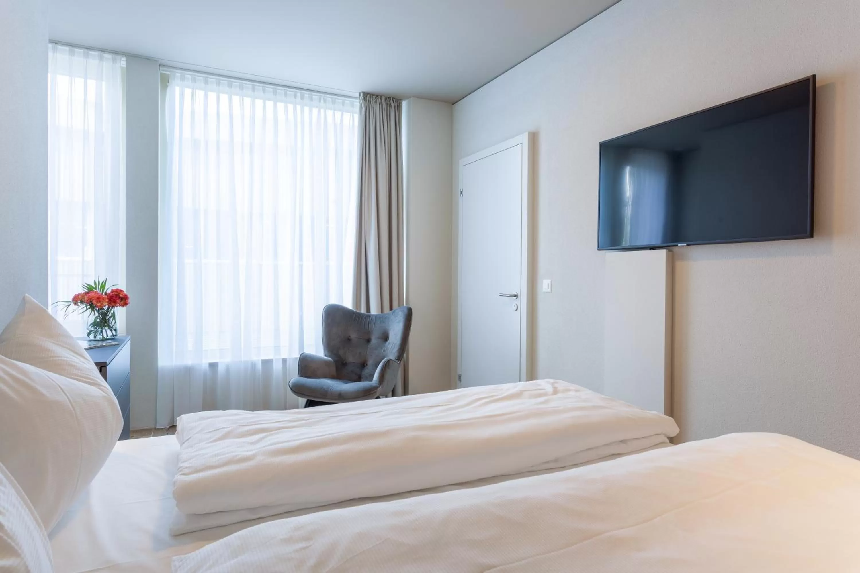 Bed in Centurion Swiss Quality Towerhotel Windisch