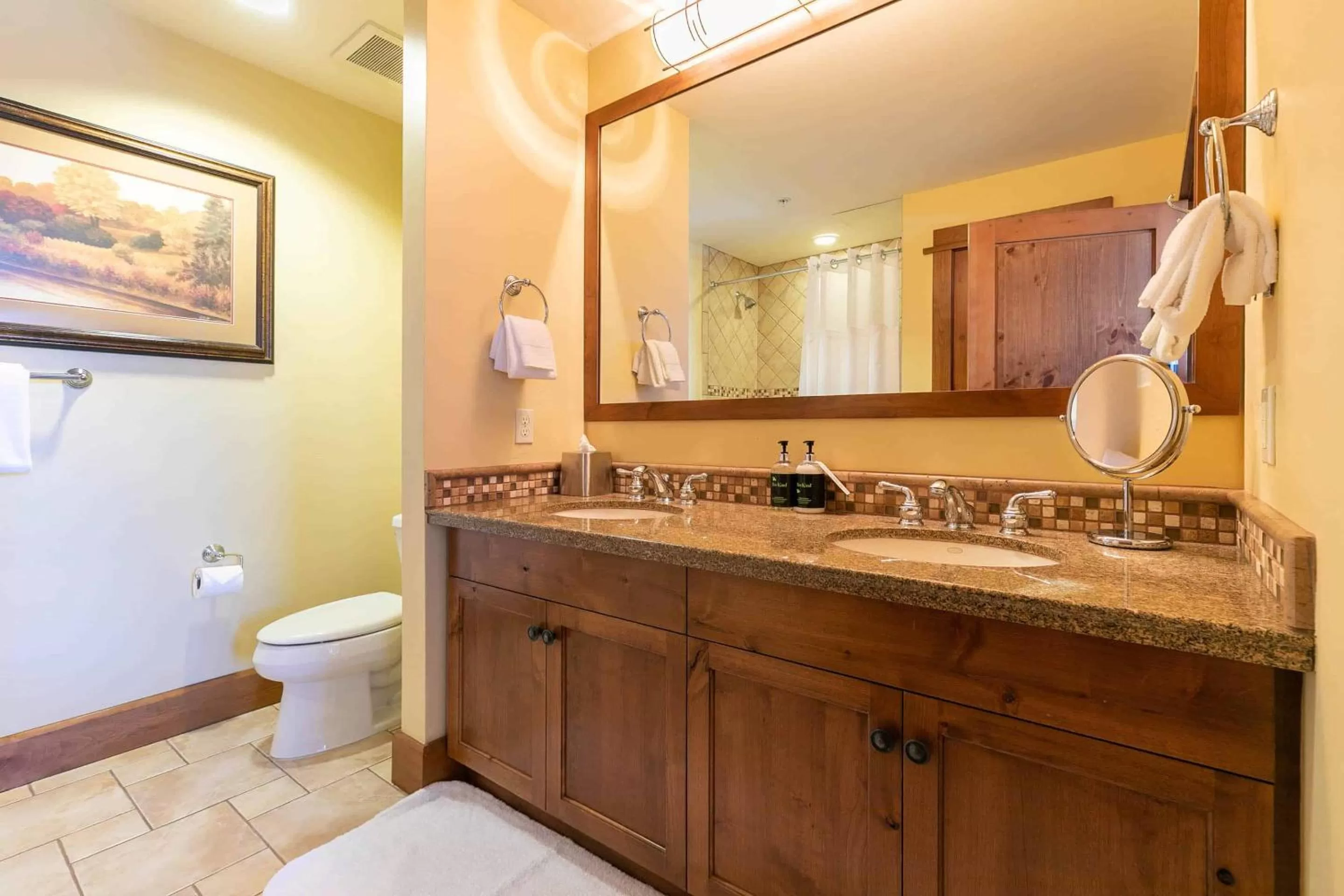 Bathroom in East West Hospitality at Tahoe