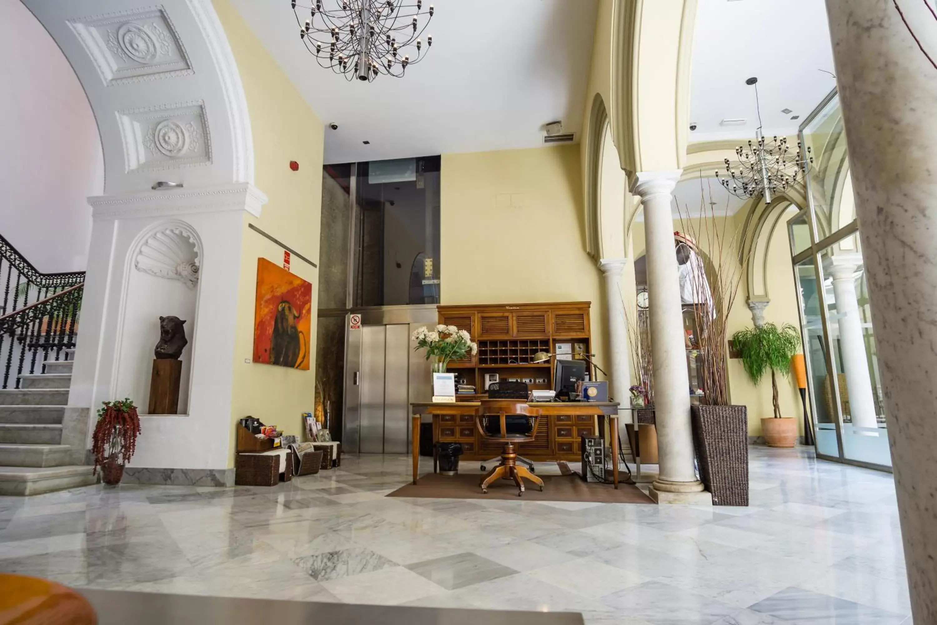 Lobby or reception, Lobby/Reception in Hotel Palacio Garvey