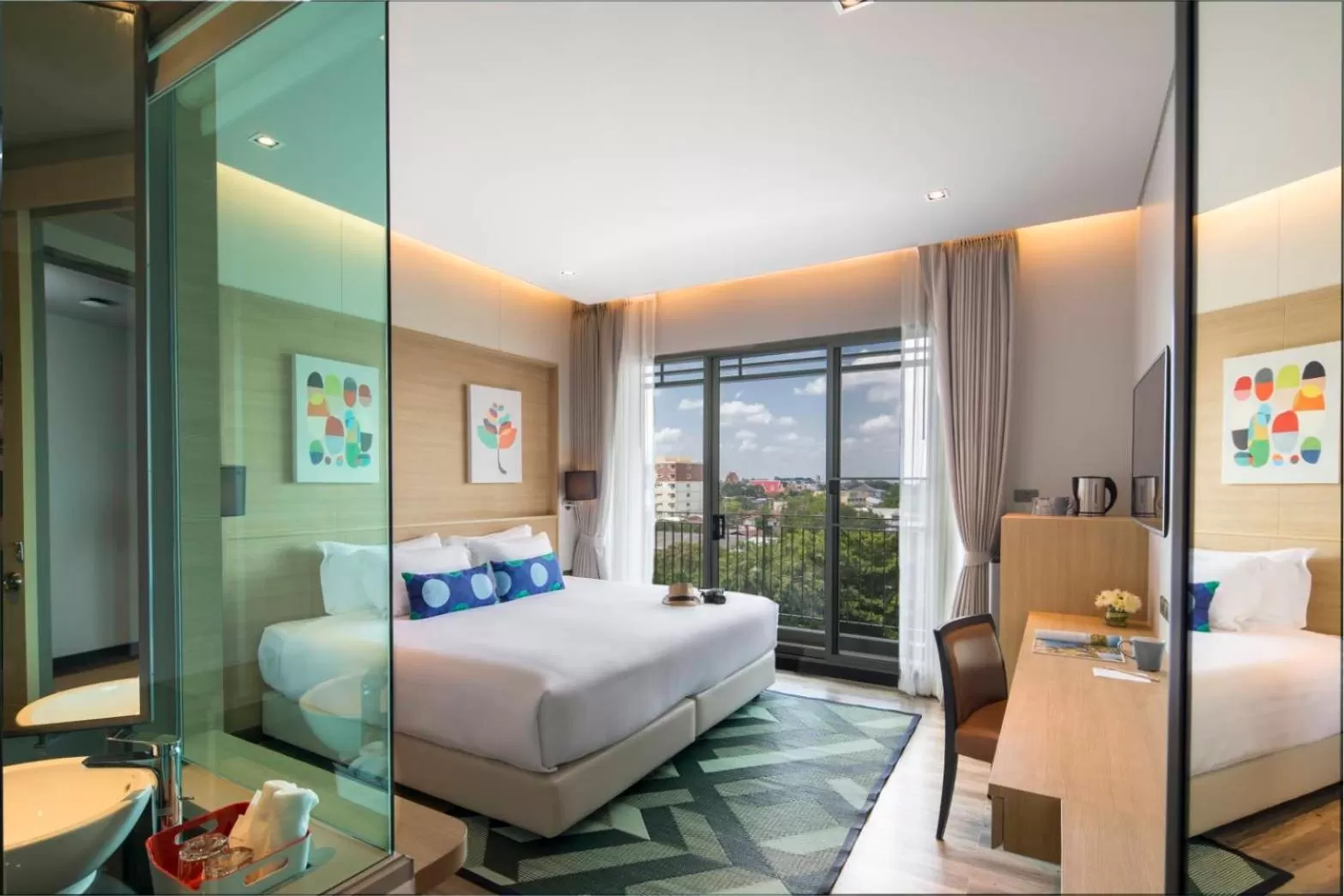 Photo of the whole room, Bed in AisanA Hotel Korat