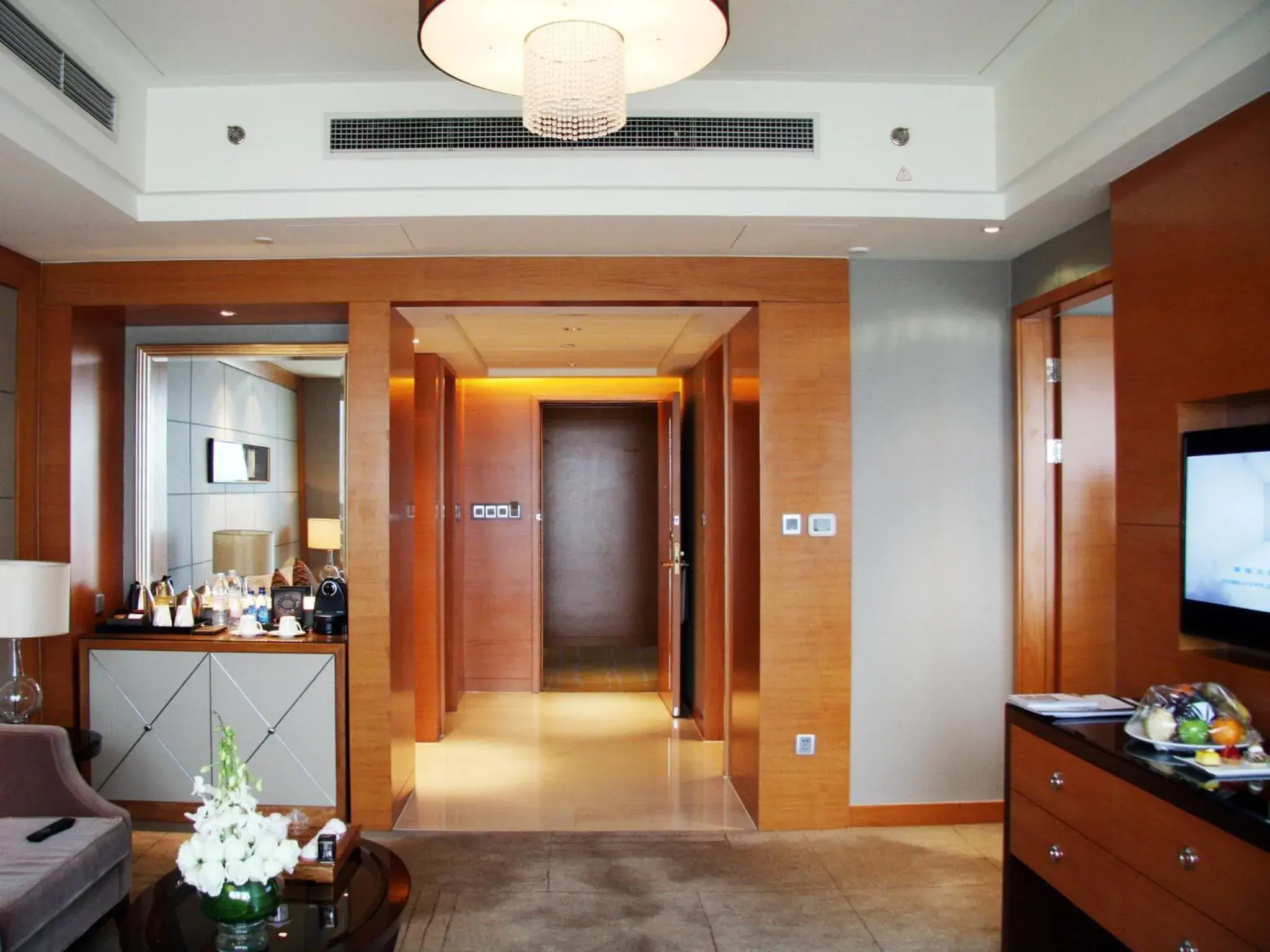 Living room in Wanda Realm Beijing Living room in Wanda Realm Beijing