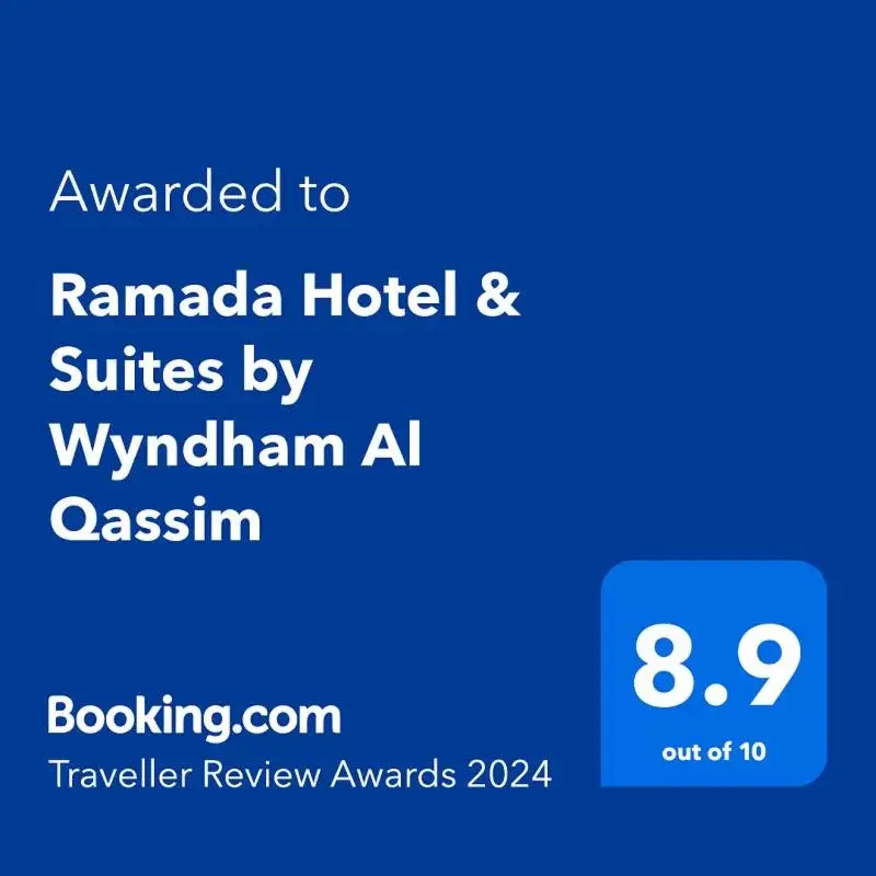 Logo/Certificate/Sign/Award in Ramada Hotel & Suites by Wyndham Al Qassim