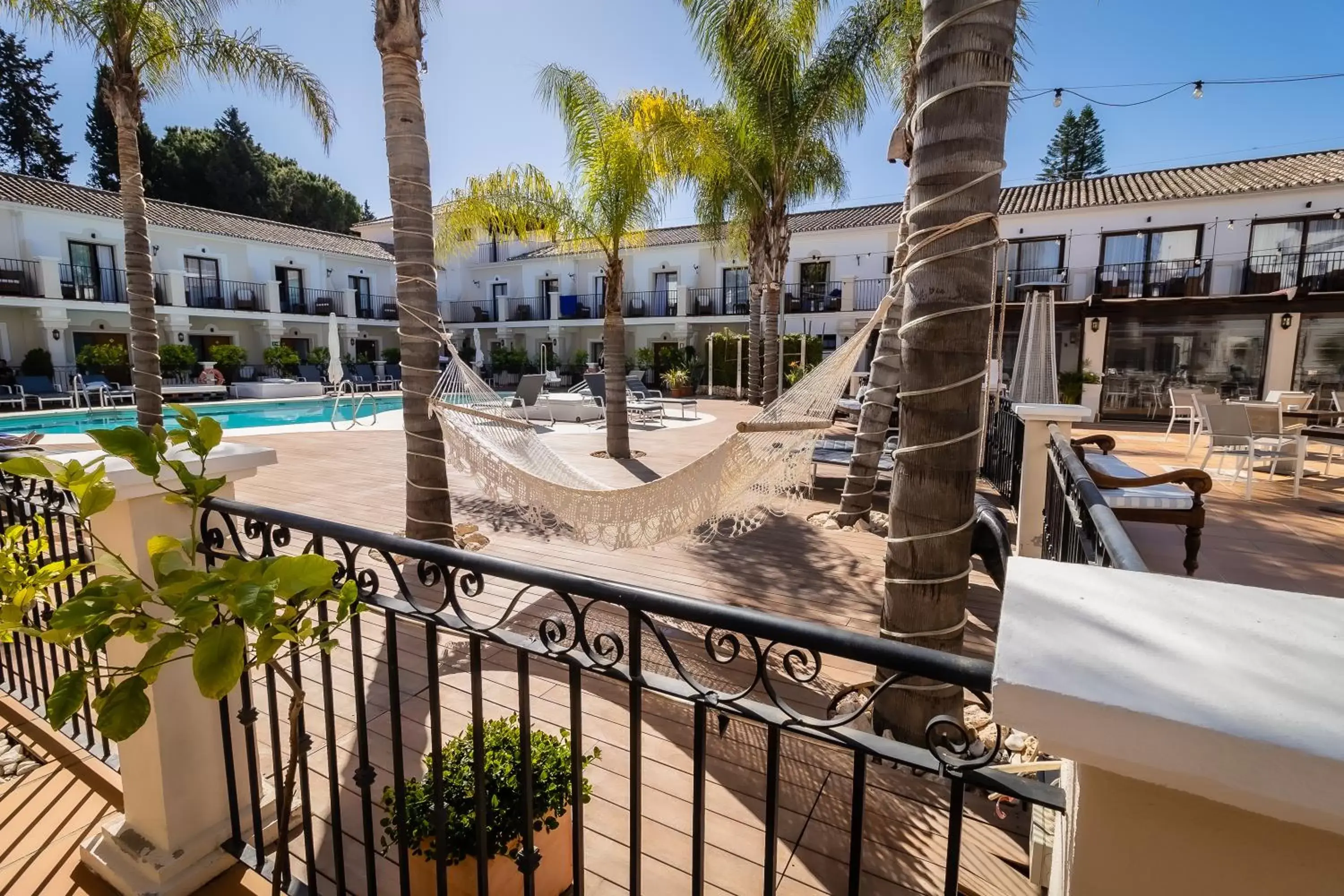 Swimming pool in Paloma Blanca Boutique Hotel- Adults Recommended