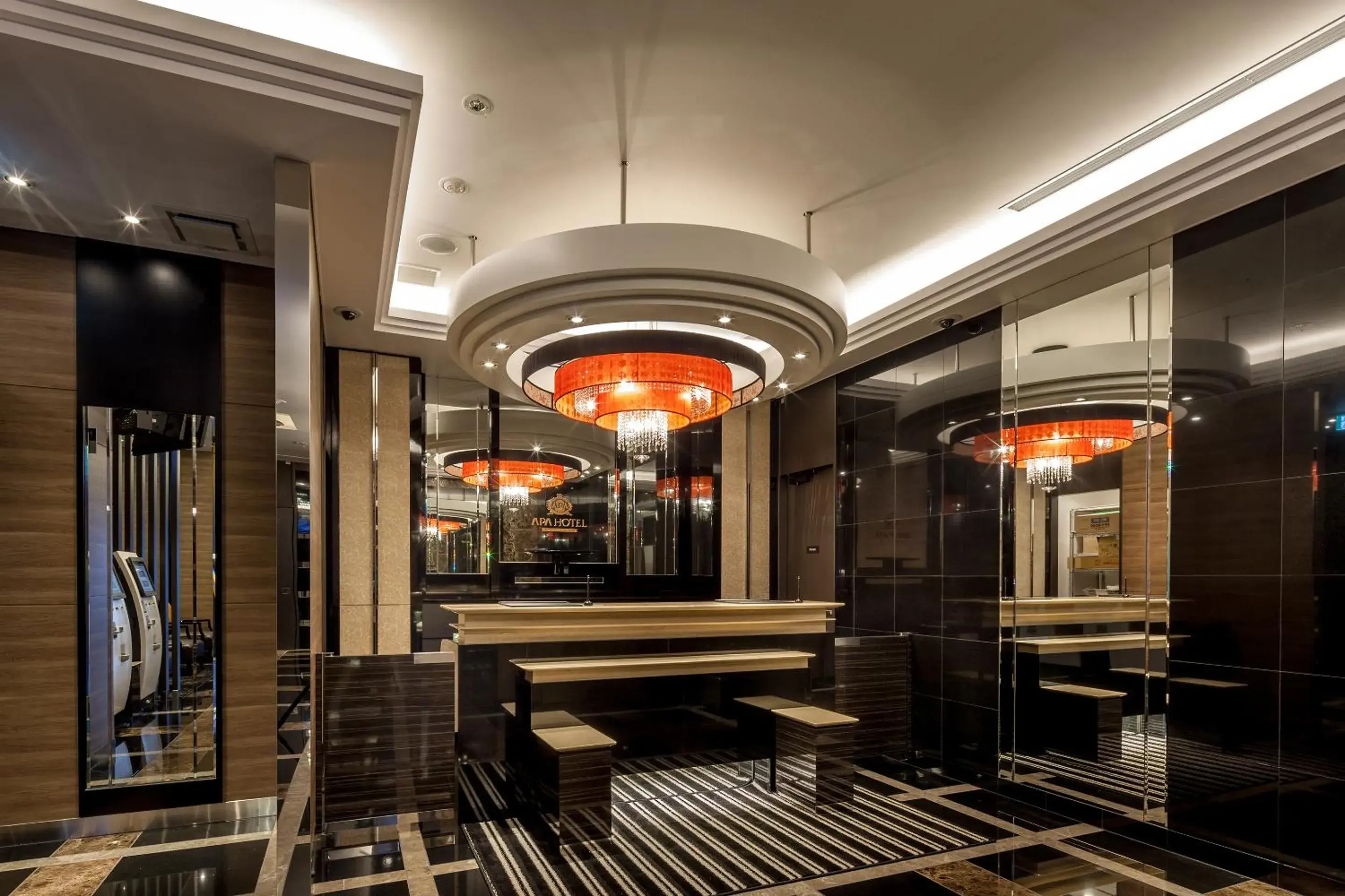 Lobby or reception, Restaurant/Places to Eat in Apa Hotel Higashi-Nihonbashi-Ekimae