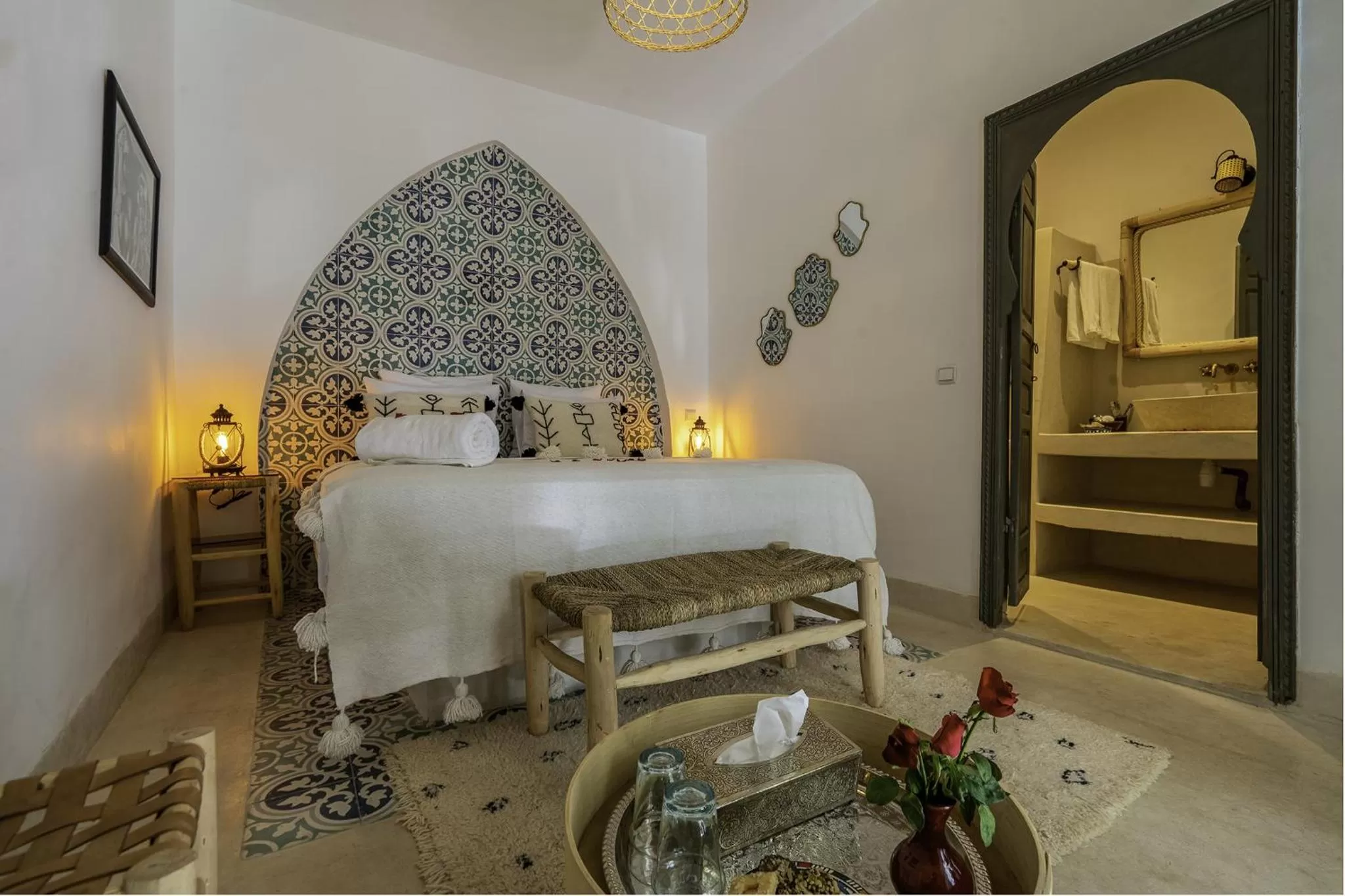 Deluxe Double Room with Bath in Riad Nelia De Marrakech Hotel Boutique & Spa