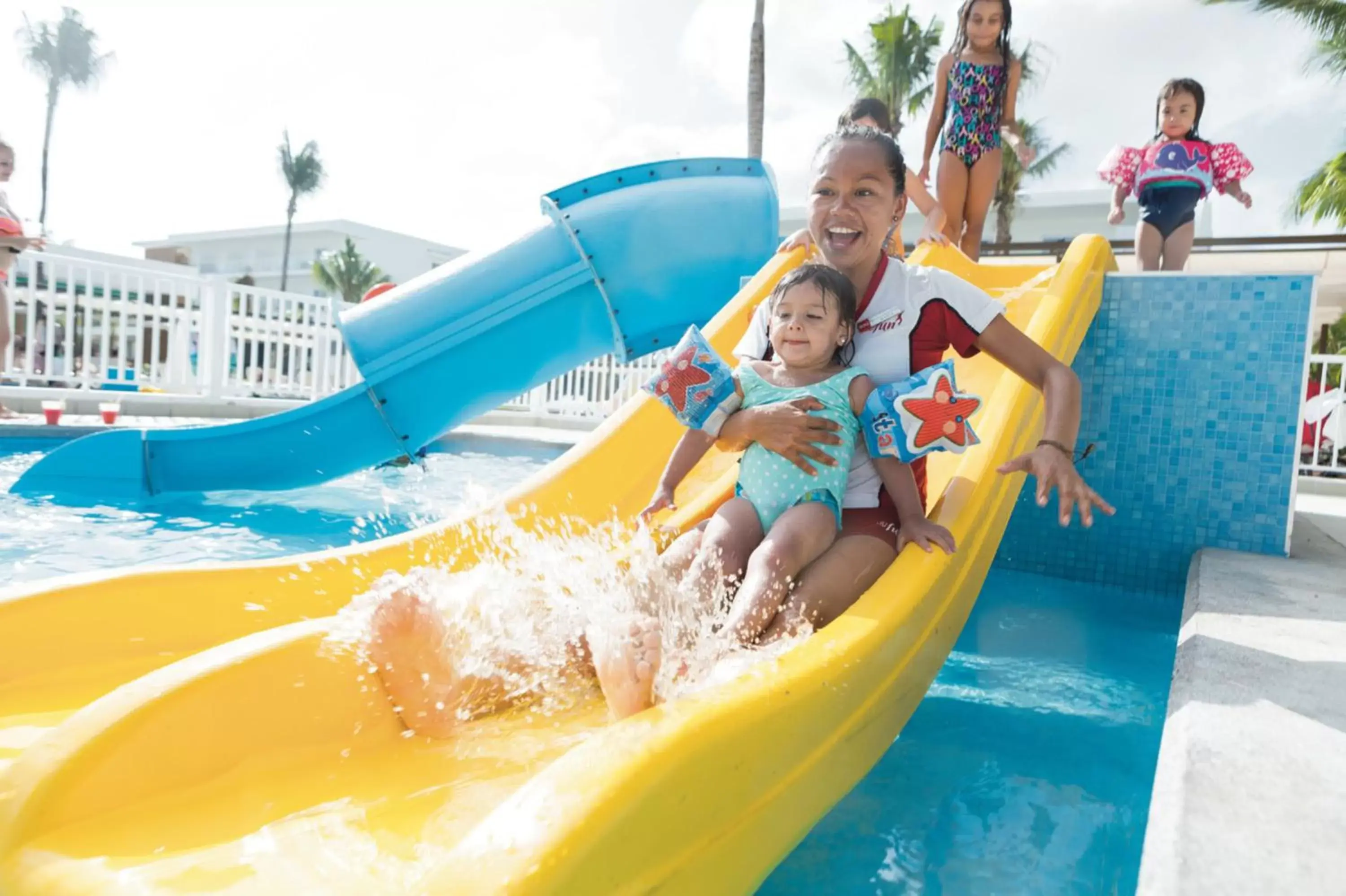 Swimming pool, Water Park in Riu Playacar - All Inclusive