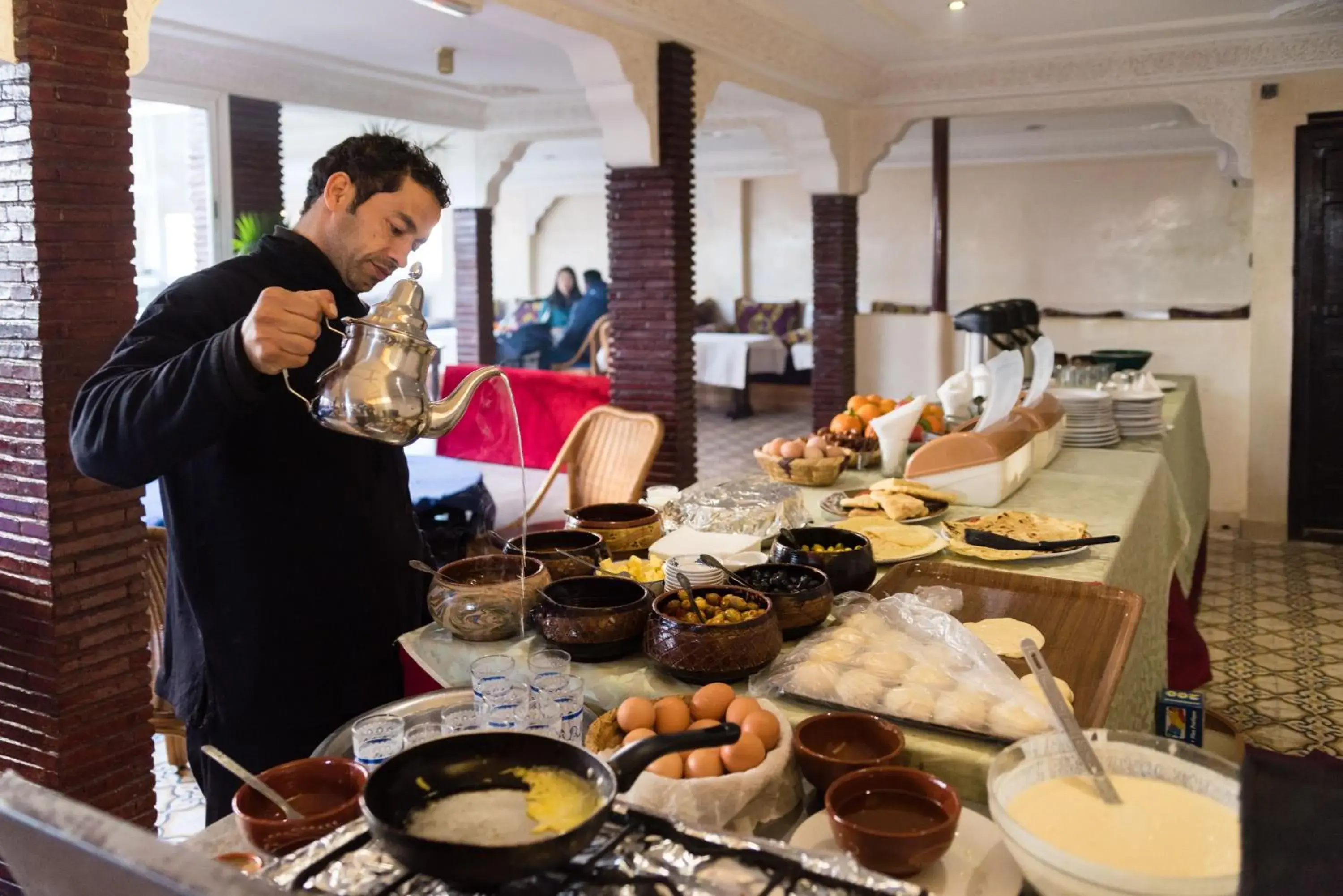 Buffet breakfast in Riad Omar