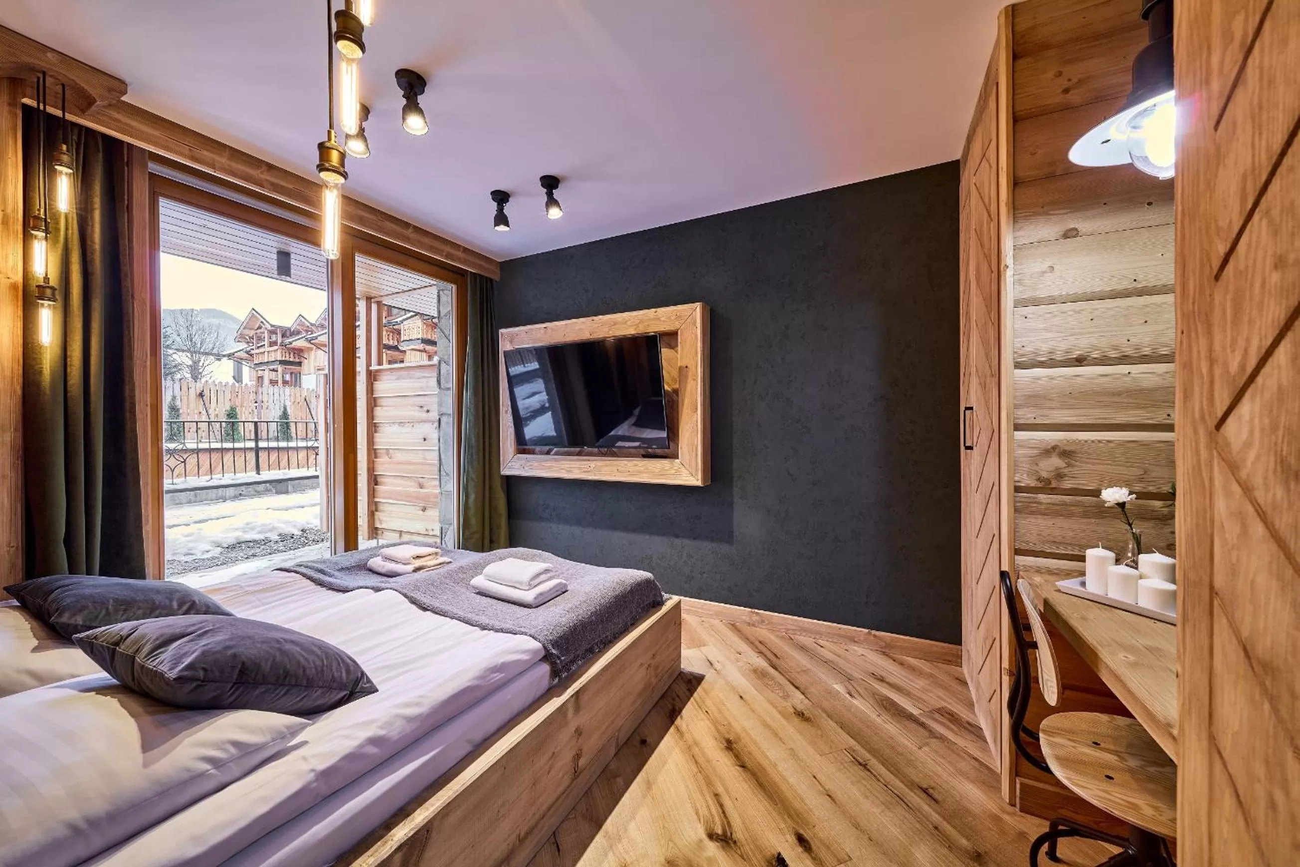 Bed in Aparthotel Giewont