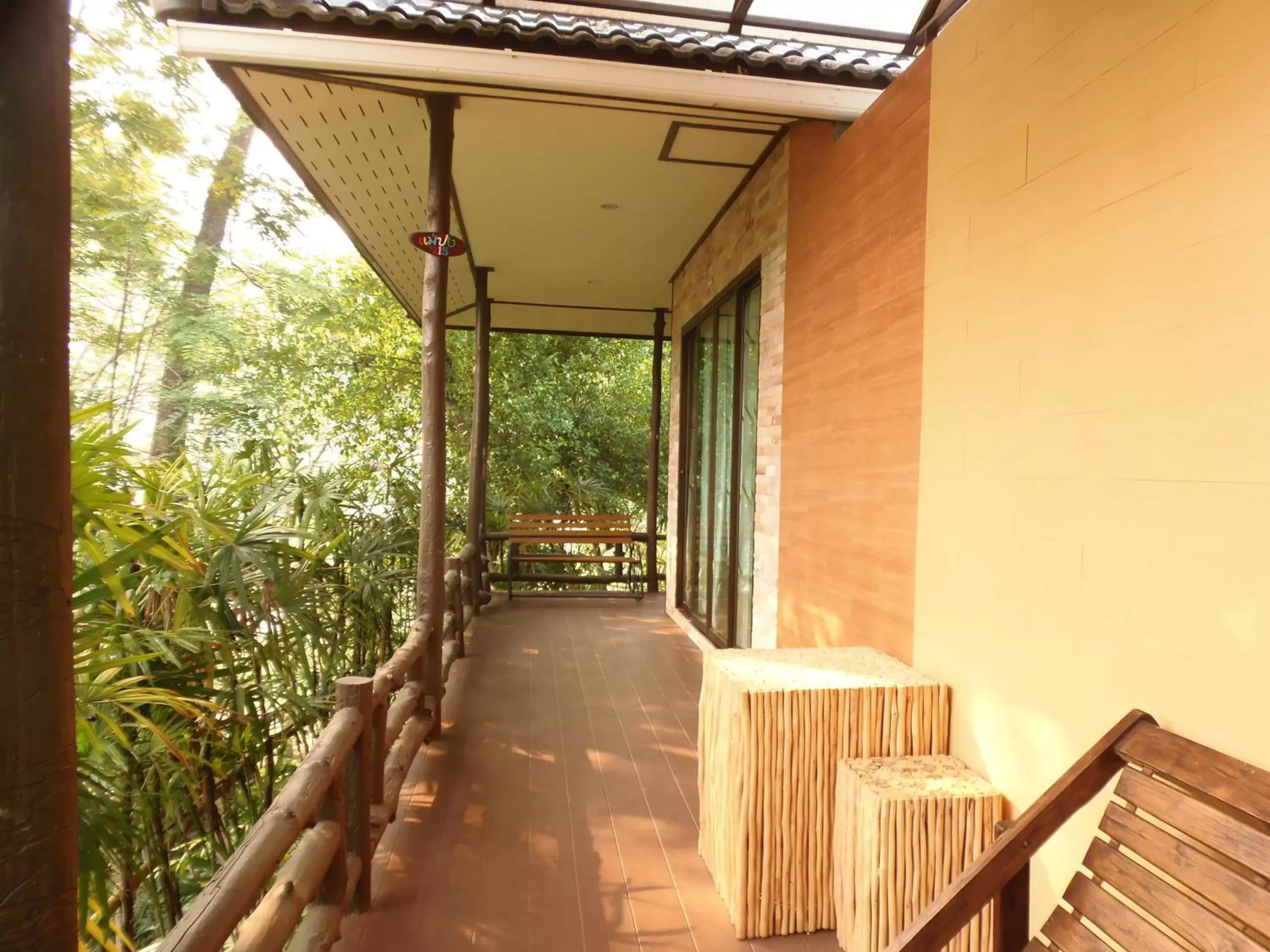 Balcony/Terrace in Pai My Guest Resort - SHA Plus