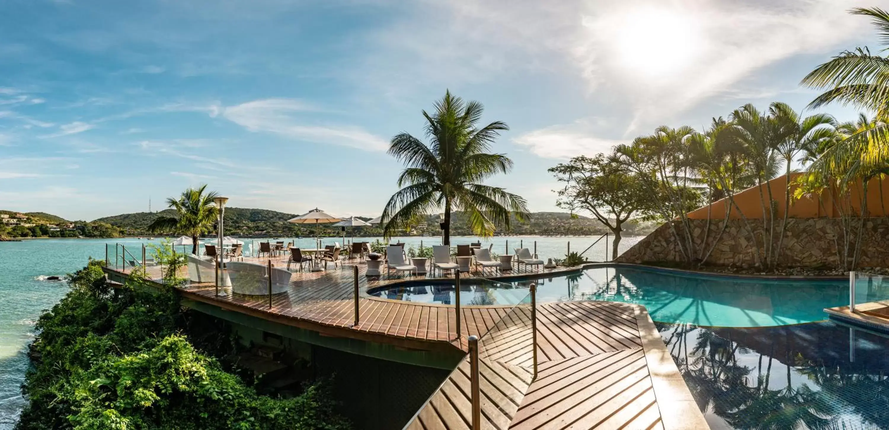 Pool view in Hotel Ferradura Private Pool view in Hotel Ferradura Private