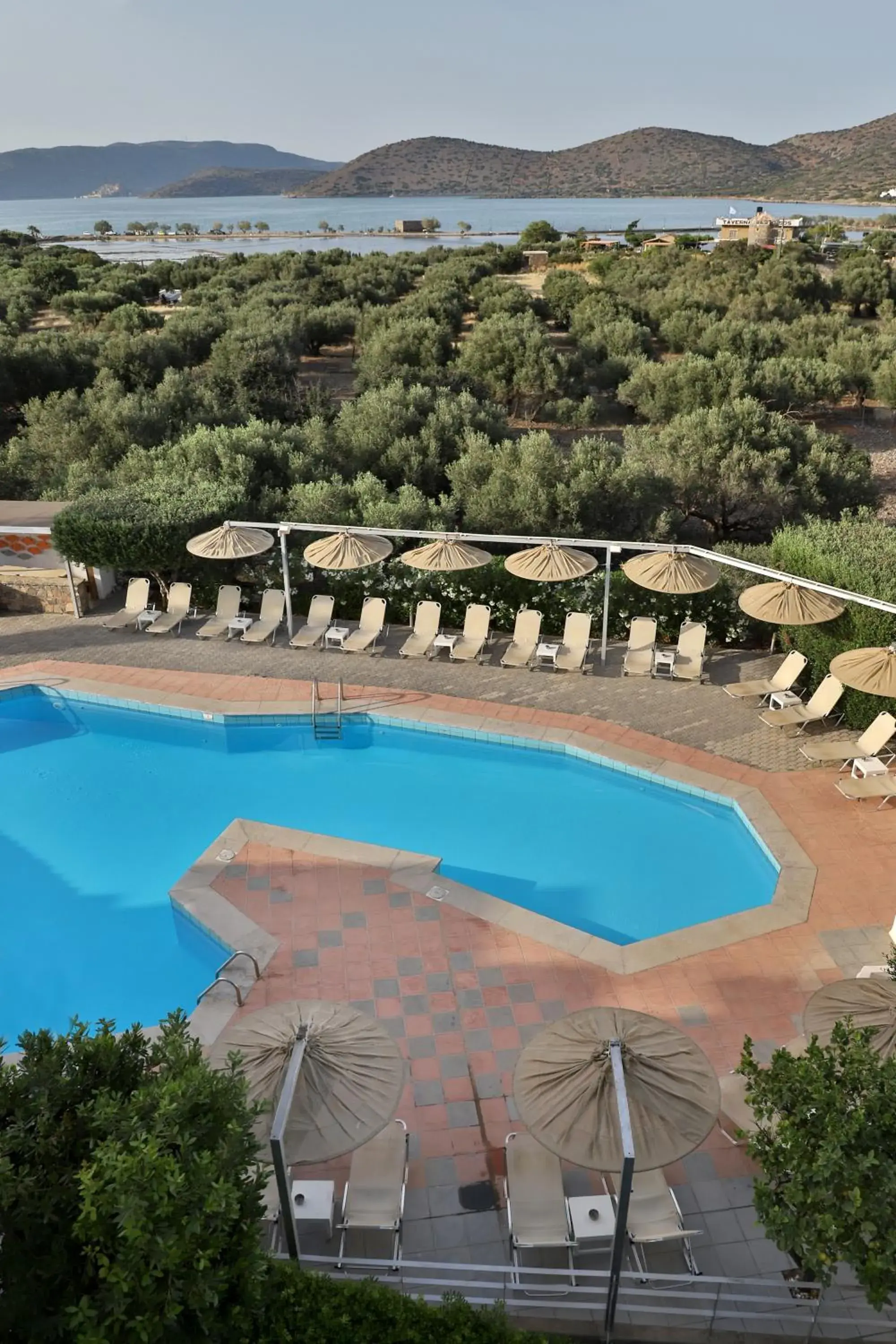 Swimming pool, Pool View in Elounda Krini Hotel