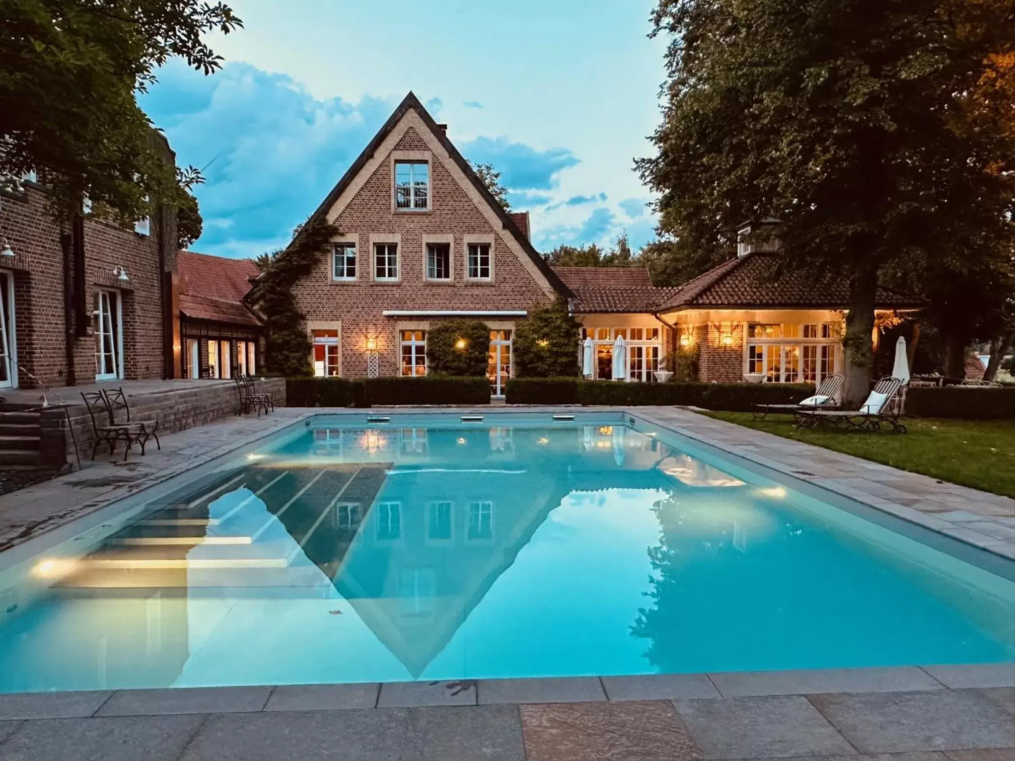 Swimming Pool in Landhaus Eggert