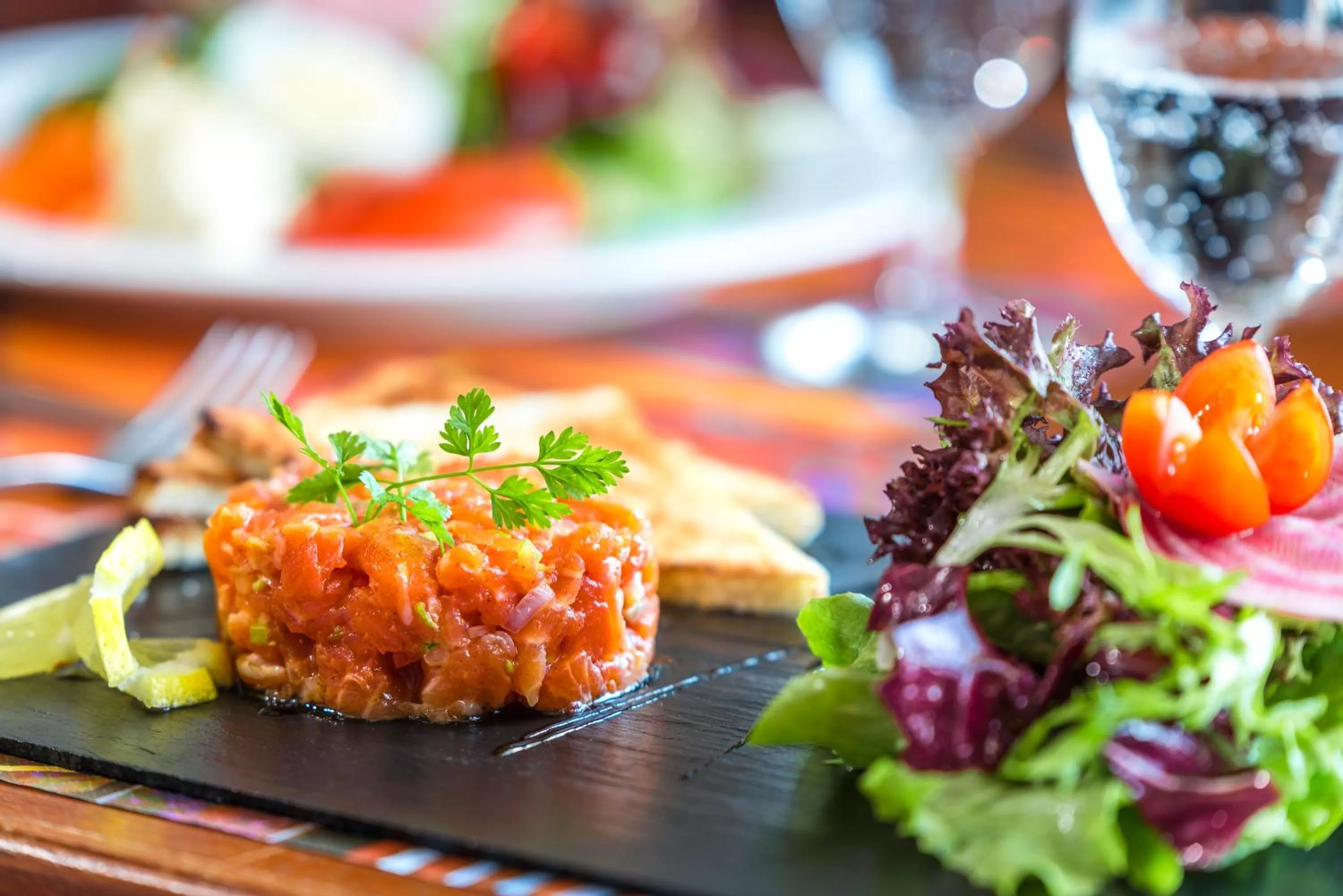 Food close-up in Hotel Les Arolles