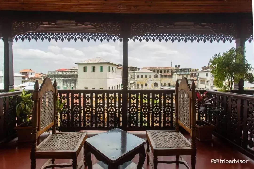 Balcony/Terrace in Mizingani Seafront Hotel