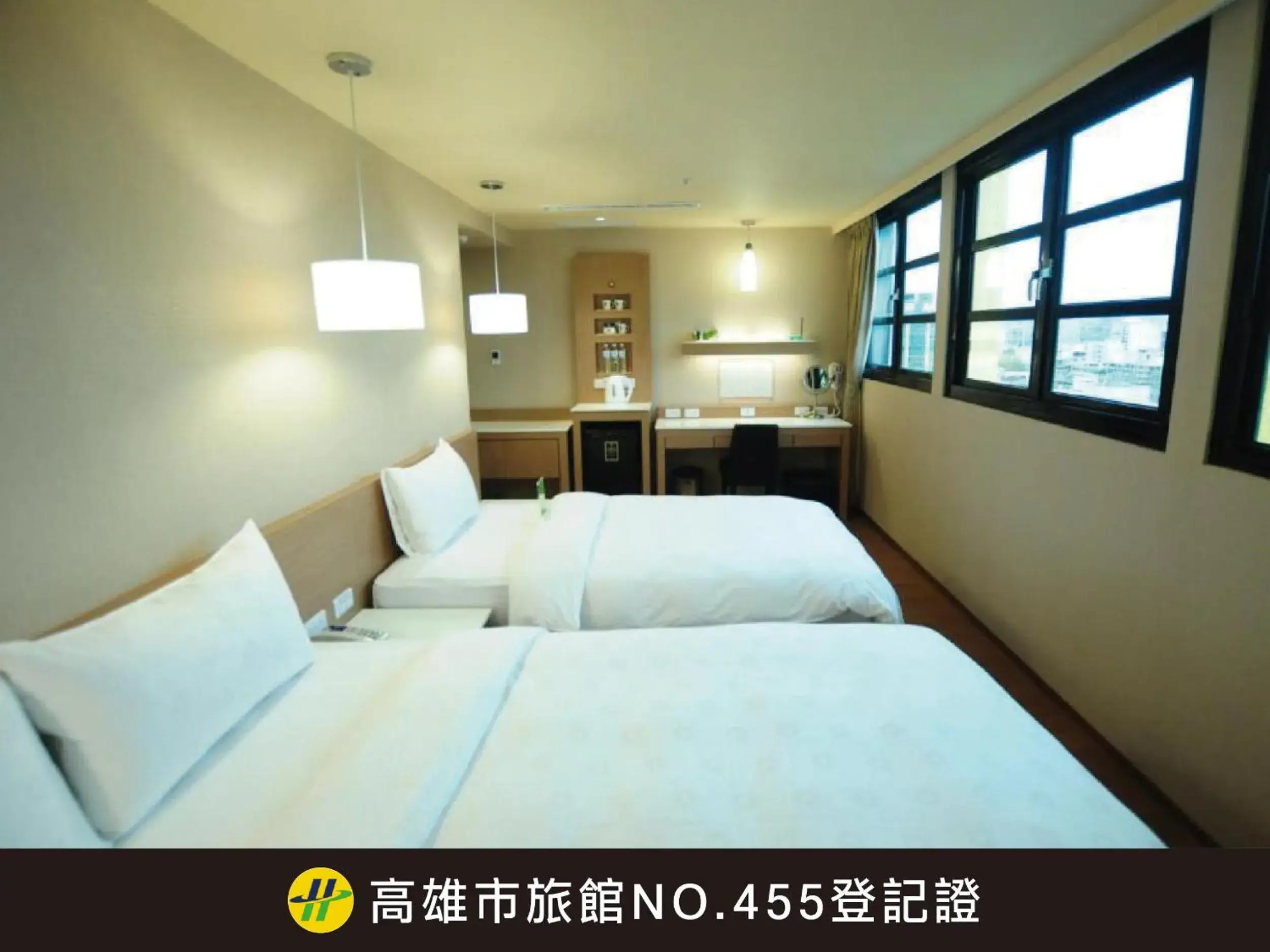 Bedroom, Bed in Kindness Hotel - Kaohsiung Main Station