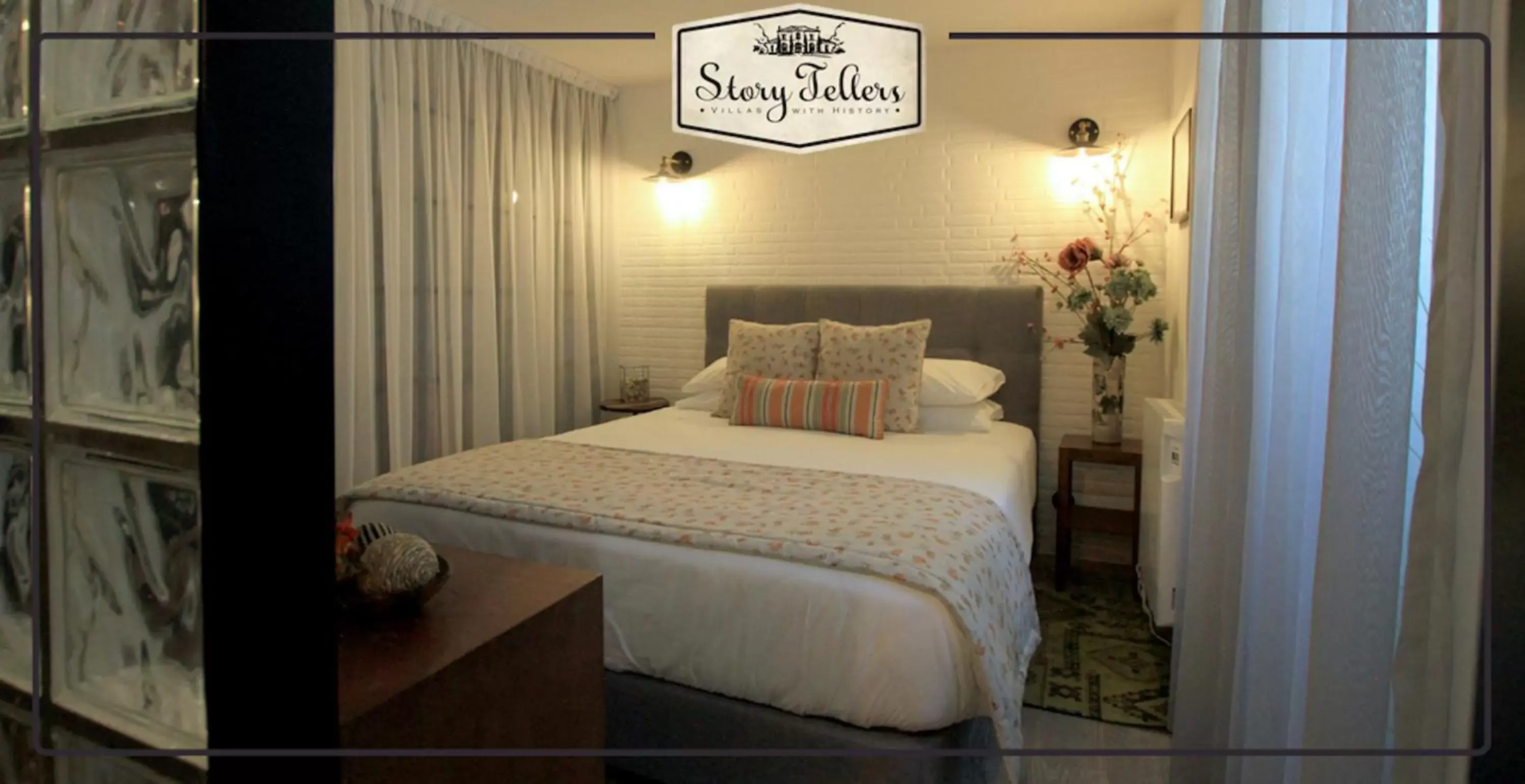 Bed in Storytellers Villas