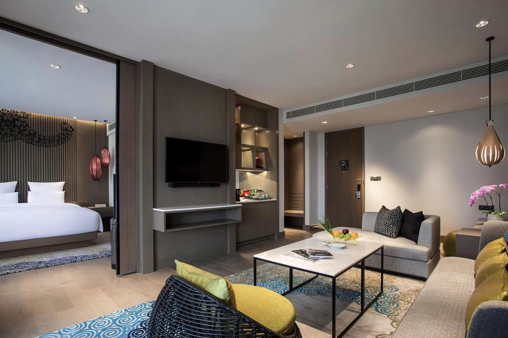 Living room, Bed in Pullman Ciawi Vimala Hills Resort