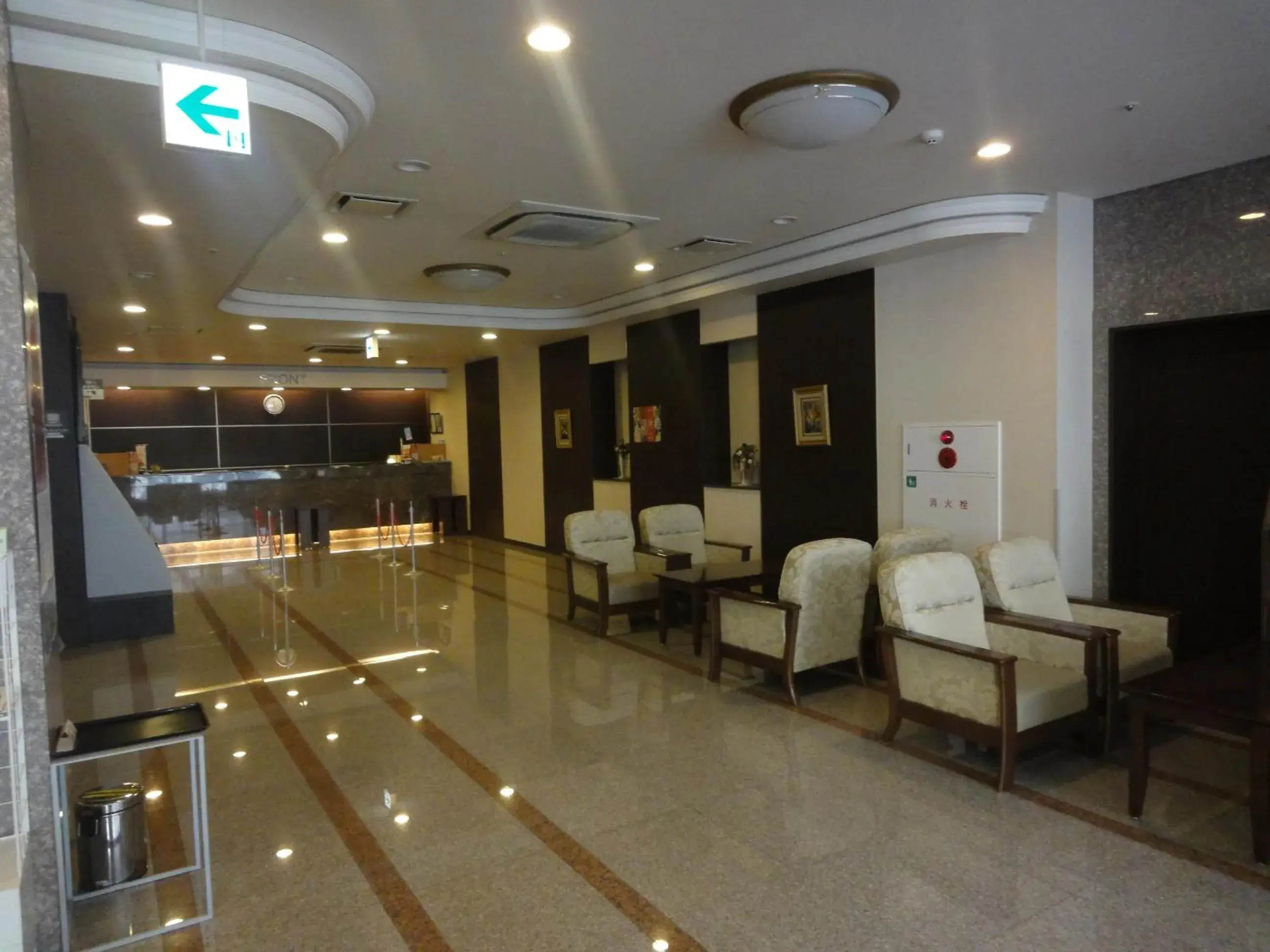 Lobby or reception, Lobby/Reception in Hotel Route-Inn Yokohama Bashamichi