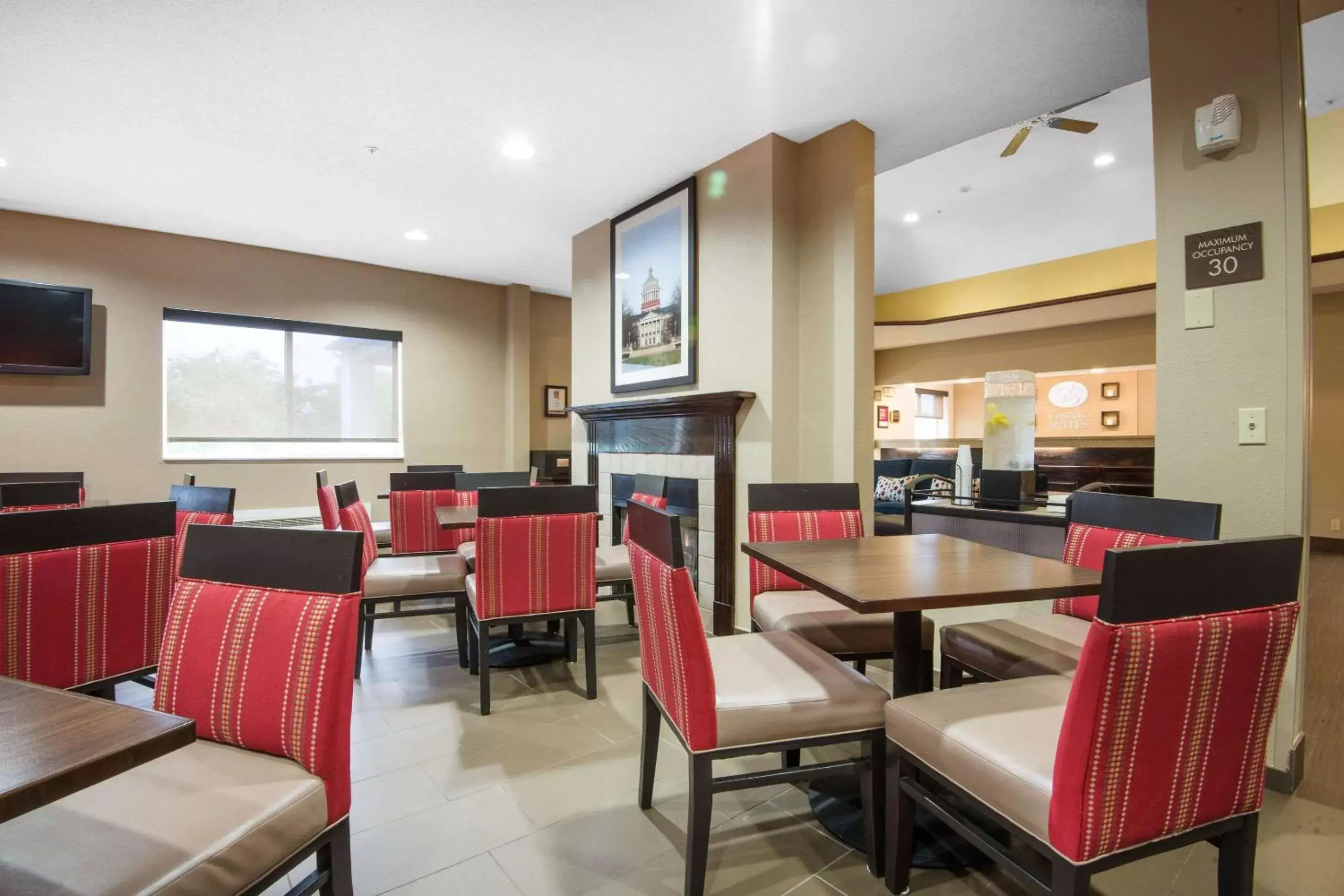 Lobby or reception, Restaurant/Places to Eat in Comfort Suites Rochester Henrietta University Area