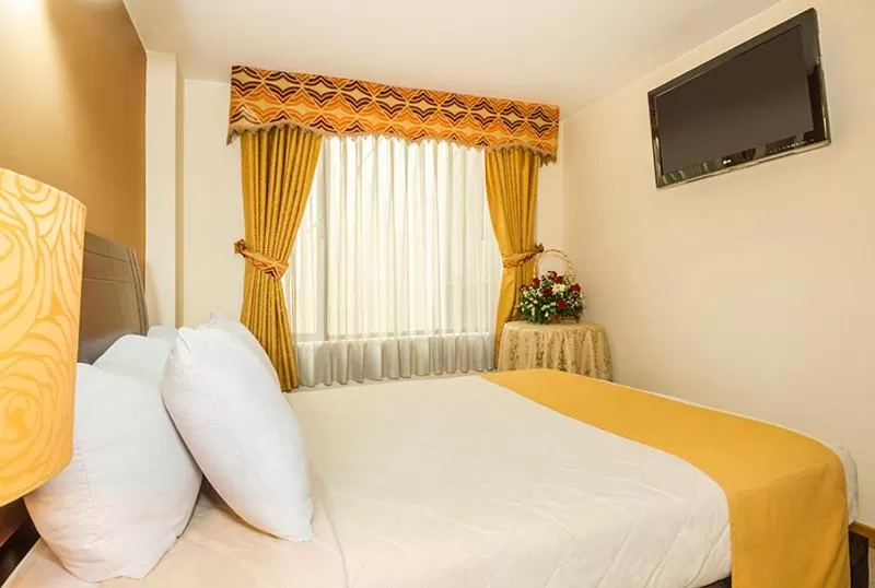 Bed in Hotel Bogotá Gran Marquez