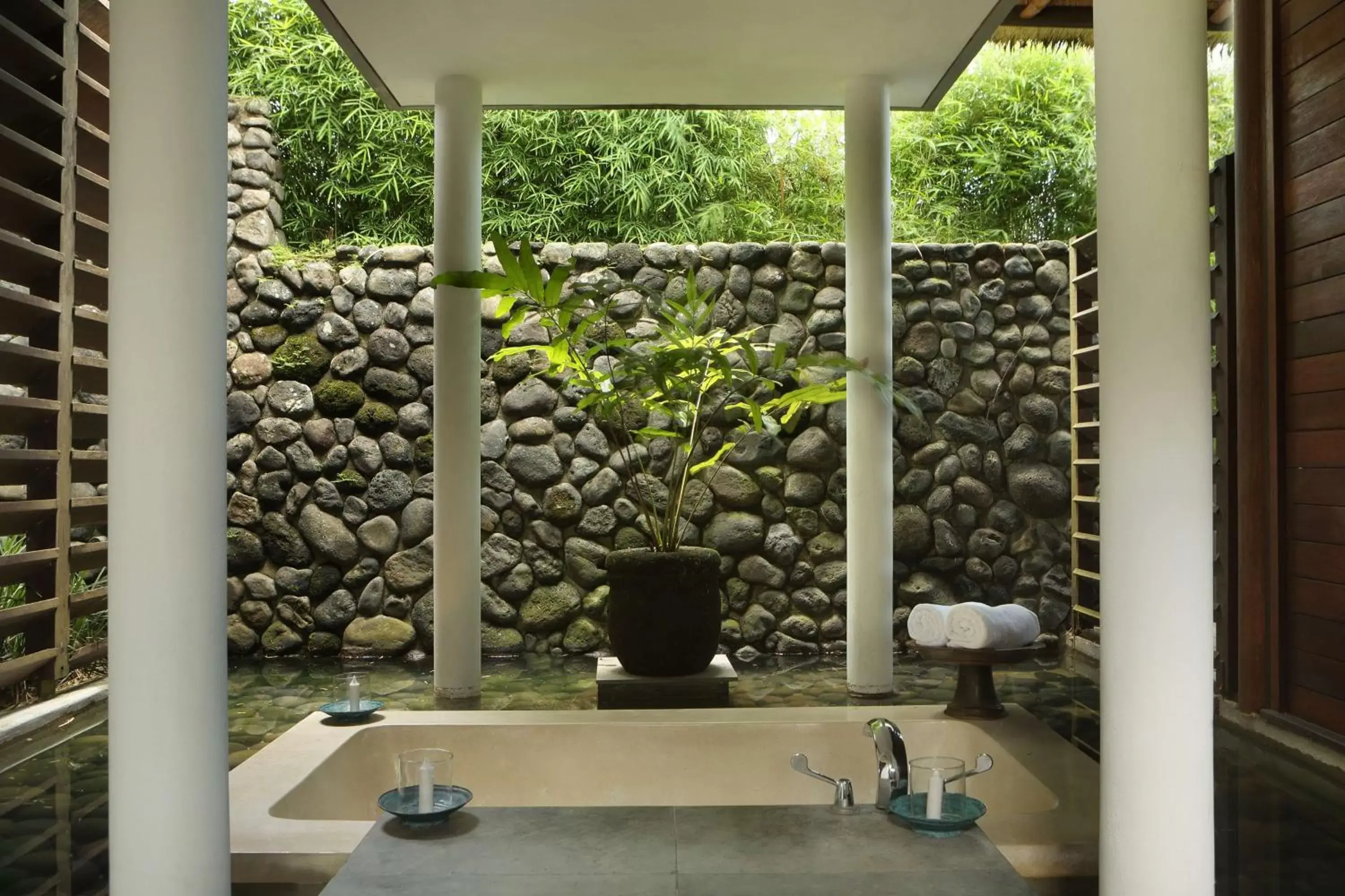 Bathroom in Alila Ubud