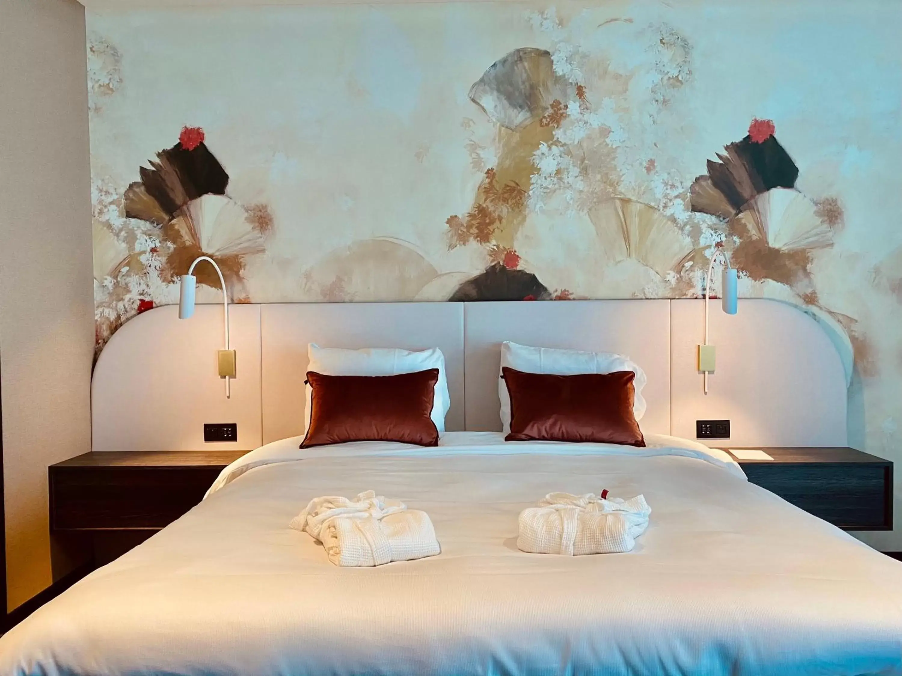 Bed in Van der Valk Hotel Gent Bed in Van der Valk Hotel Gent