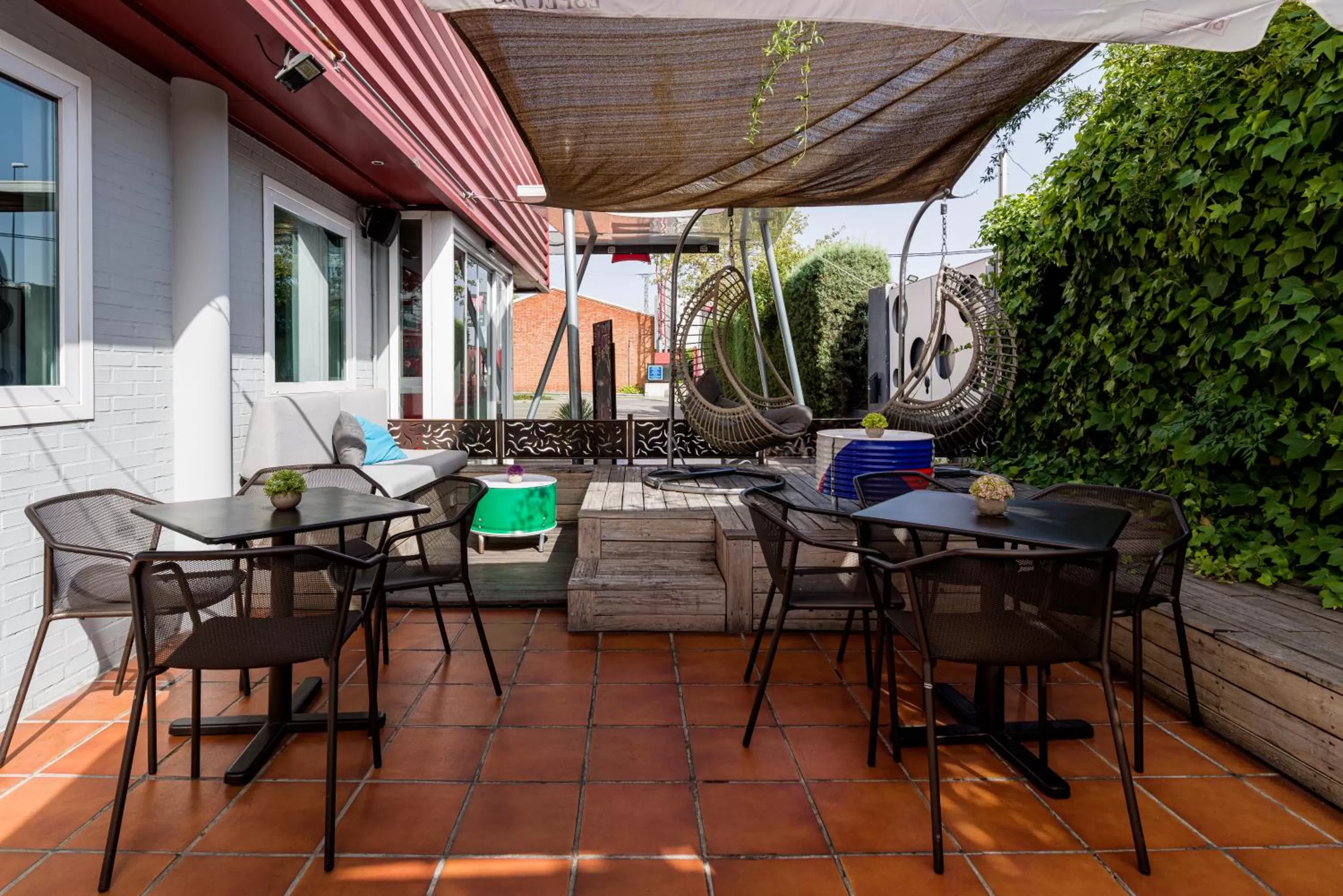 Patio in Ibis Madrid Fuenlabrada