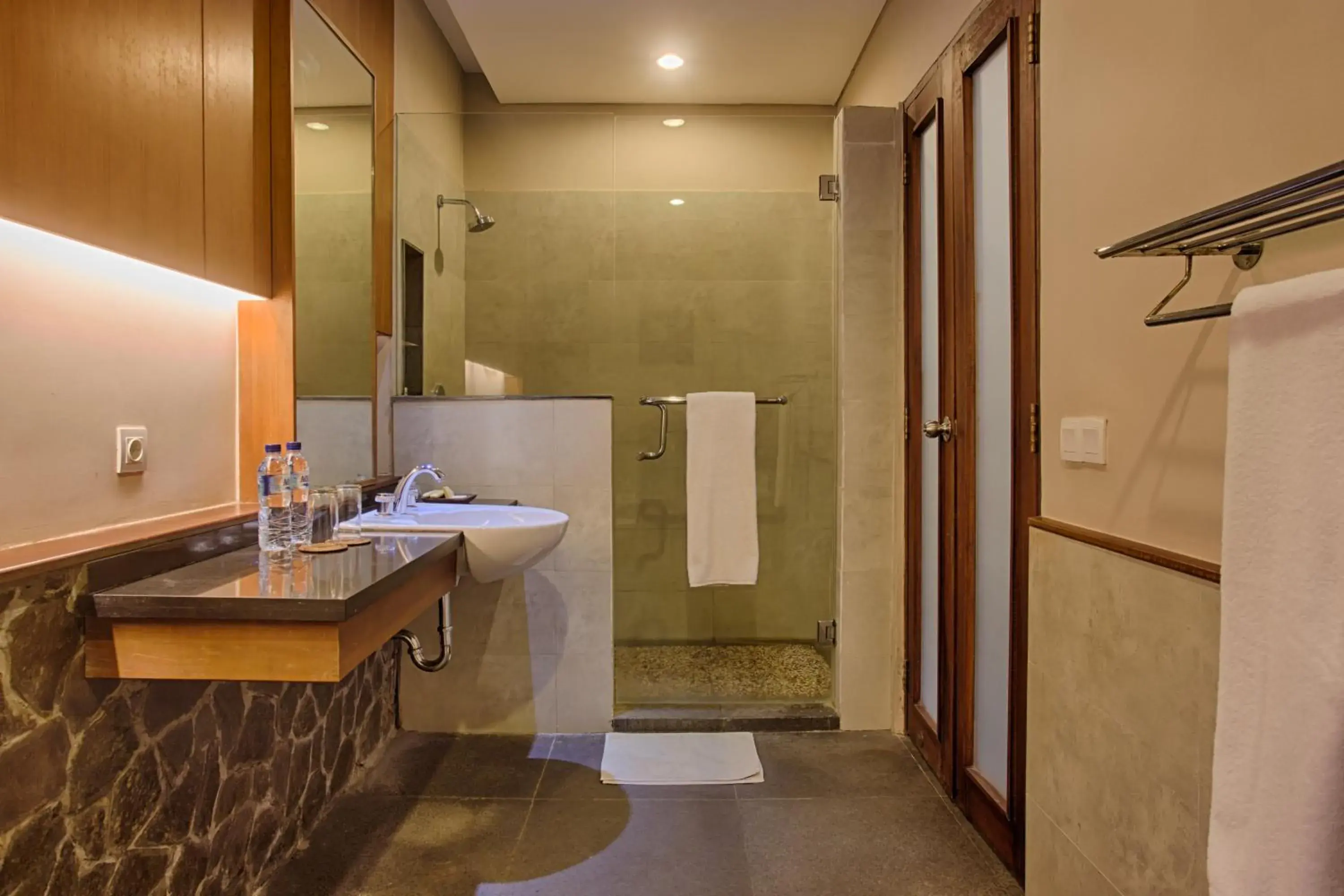Shower, Bathroom in Anahata Villas and Spa Resort