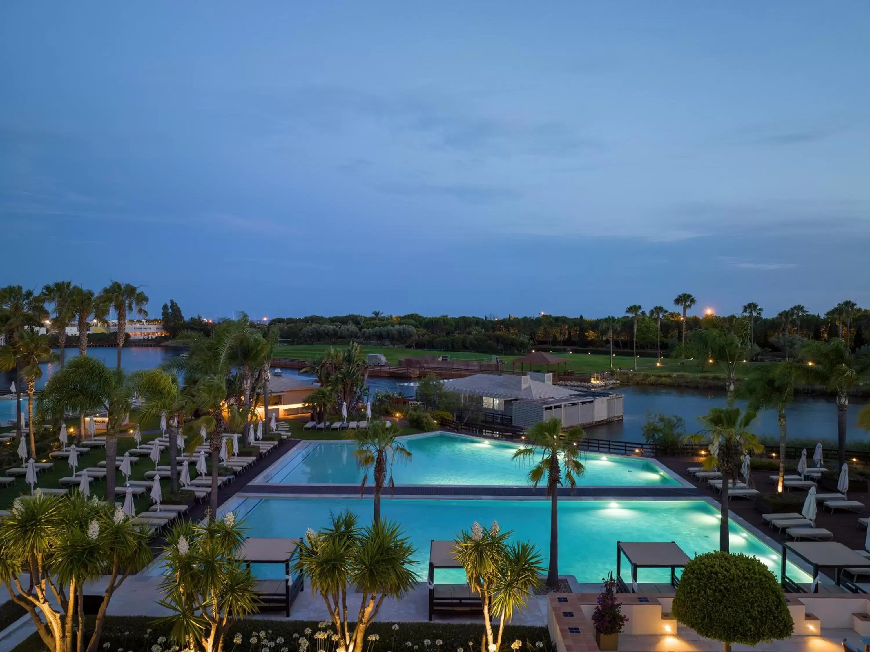 Swimming pool, Pool View in Domes Lake Algarve, Autograph Collection