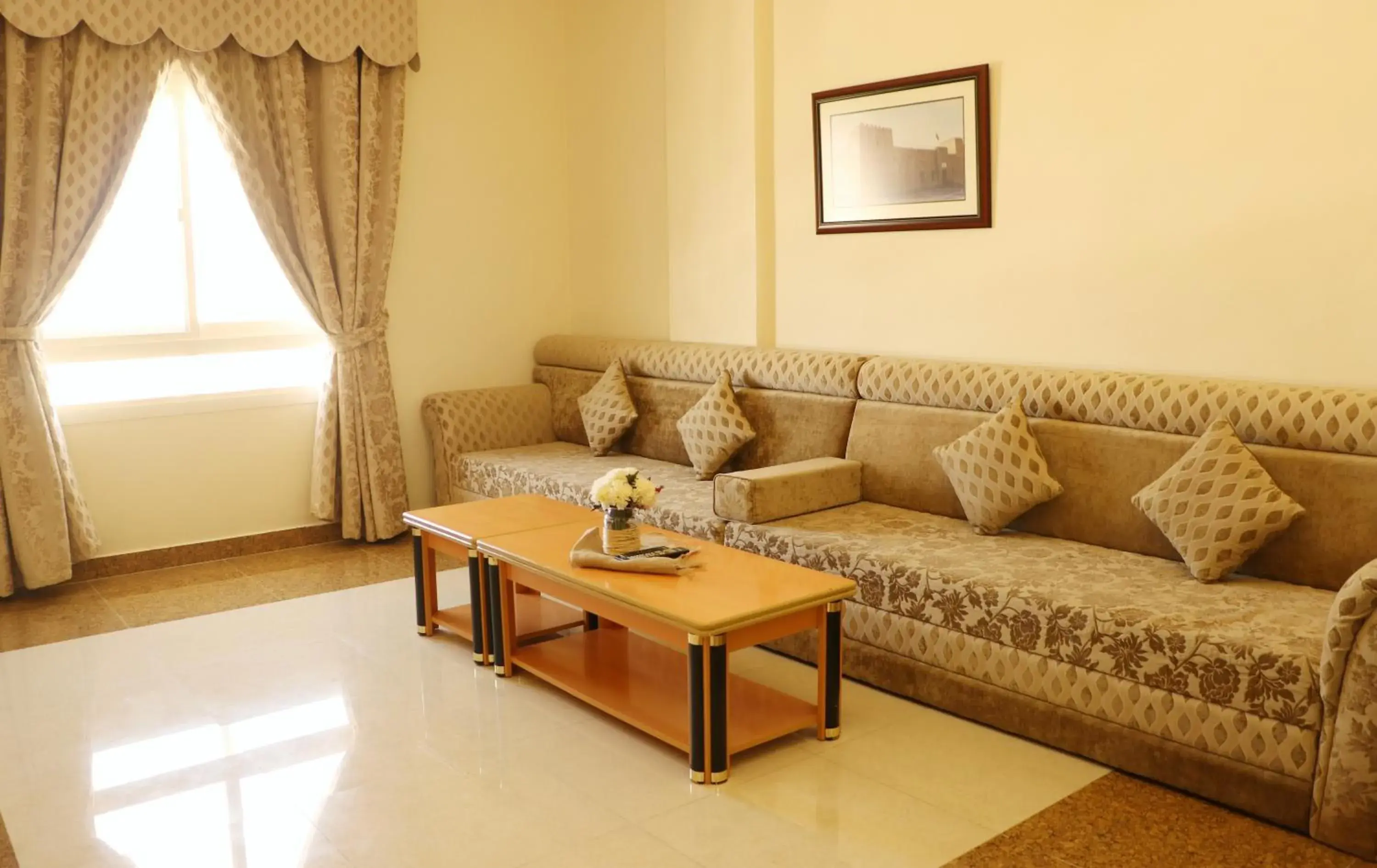 Seating Area in Al Nile (3) Furnished Flats