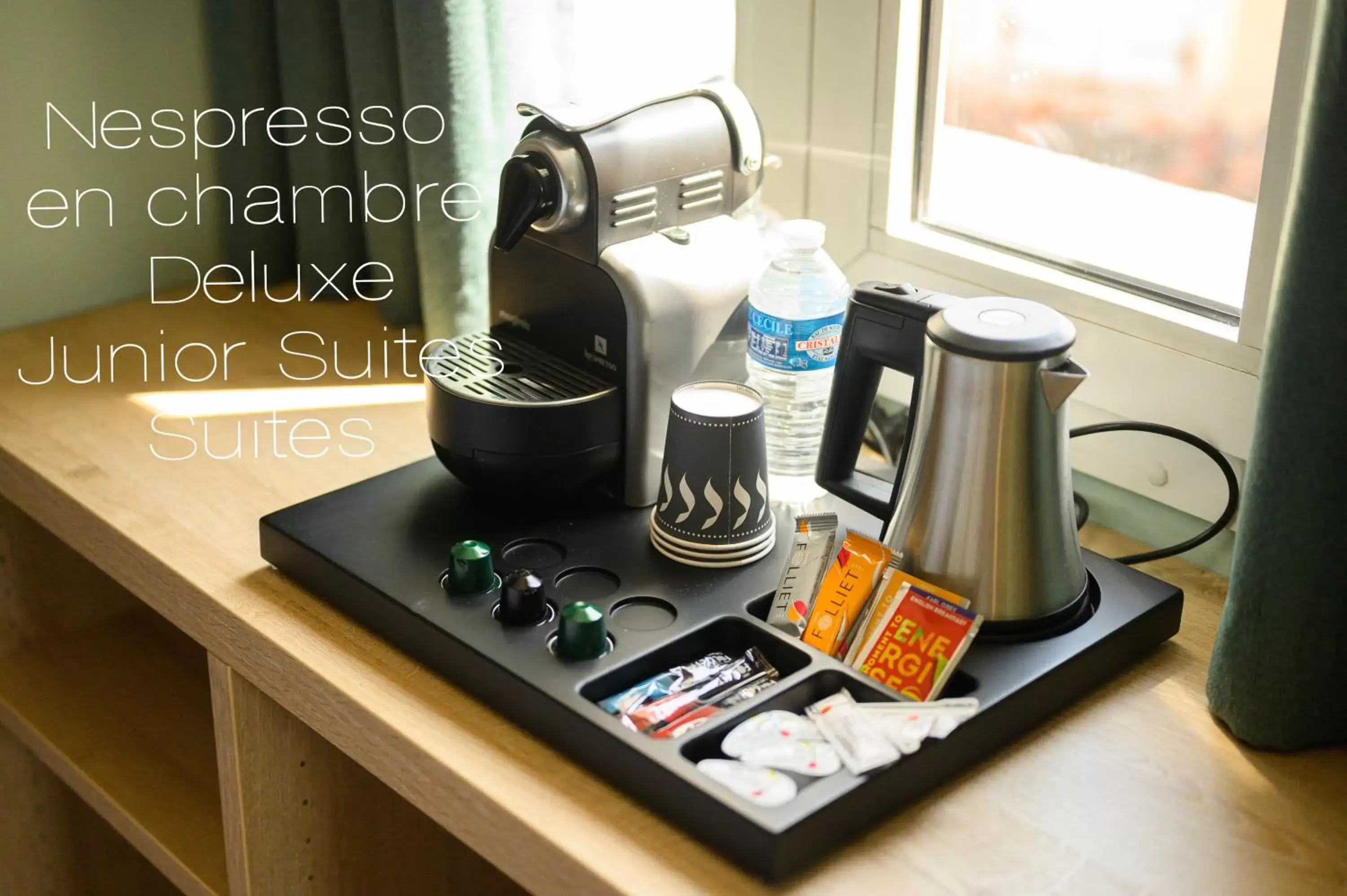 Coffee/tea facilities in Grand Hôtel Dauphiné, Boutique Hôtel & Suites