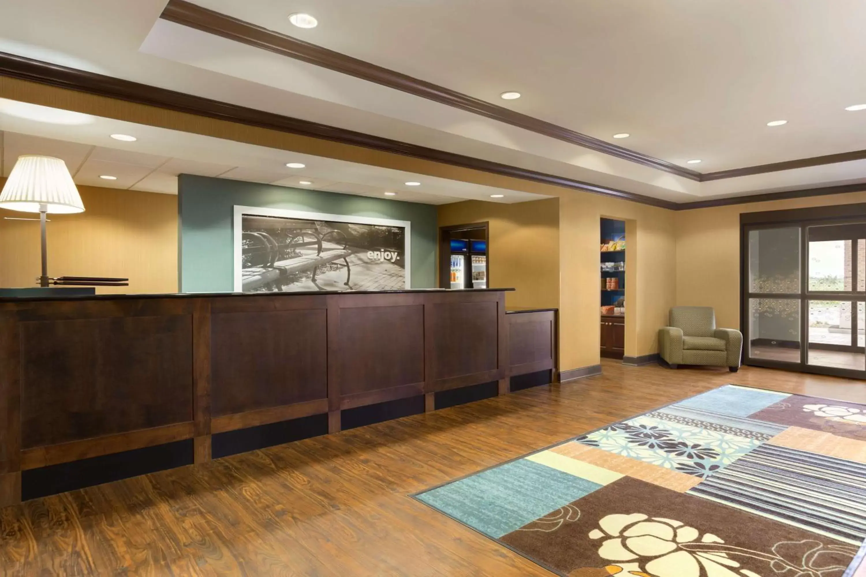 Lobby or reception in Hampton Inn Stow Lobby or reception in Hampton Inn Stow