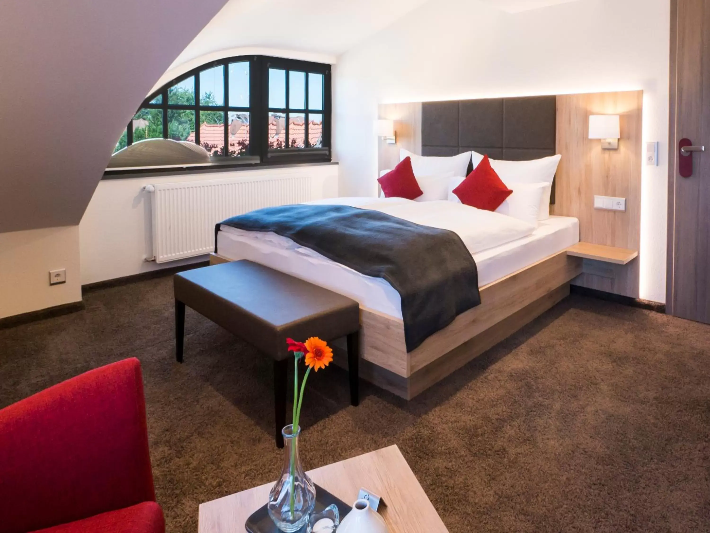 Double Room with Balcony in Hotel Restaurant Schiff Double Room with Balcony in Hotel Restaurant Schiff