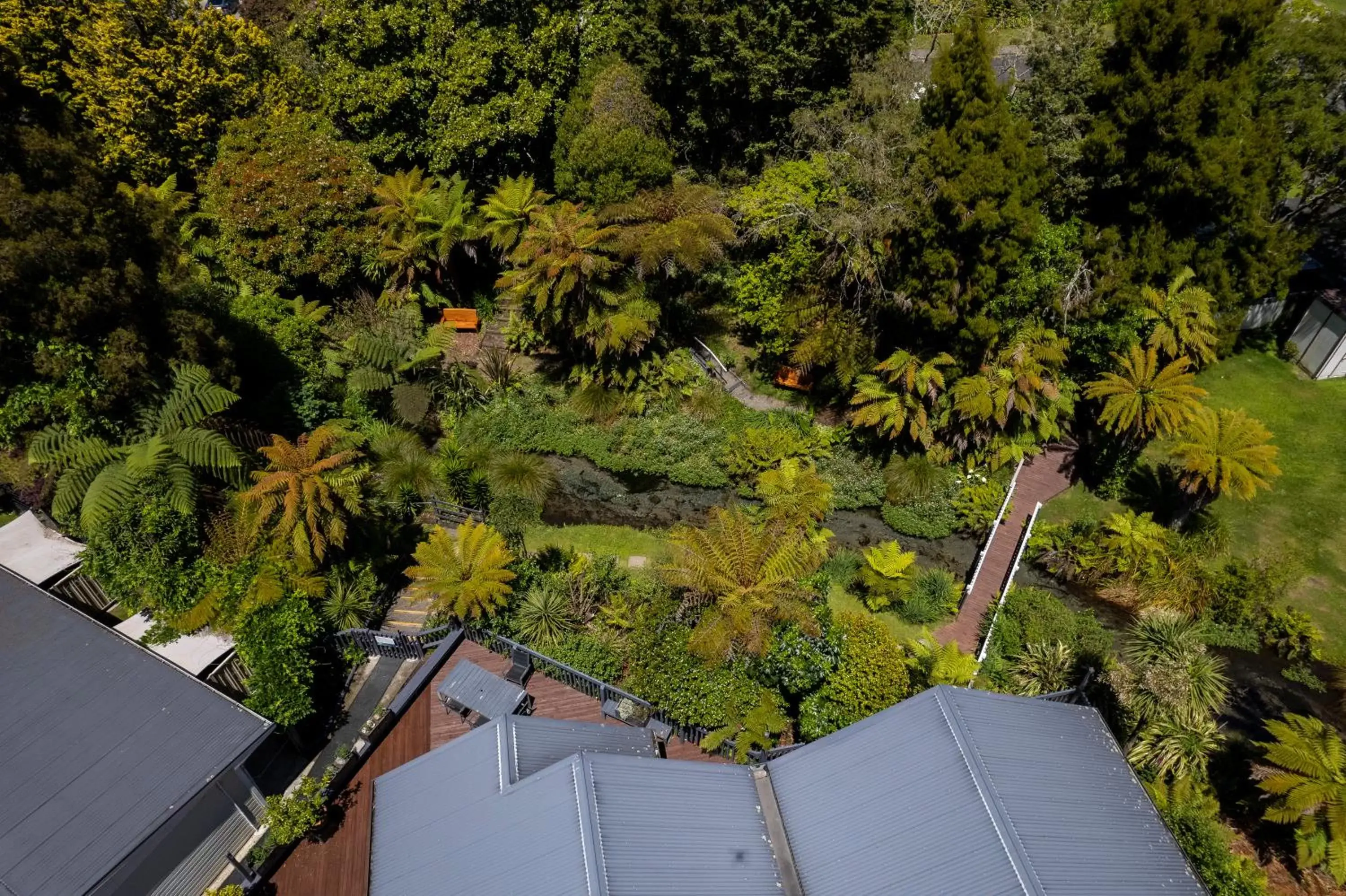 Garden, Bird's-eye View in Best Western Braeside Rotorua