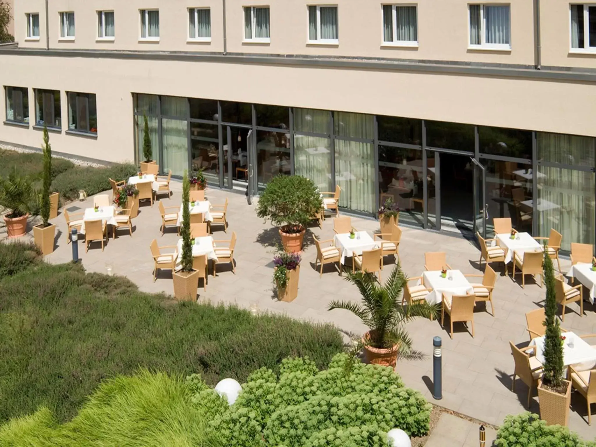 Patio in Mercure Hotel Mannheim am Rathaus