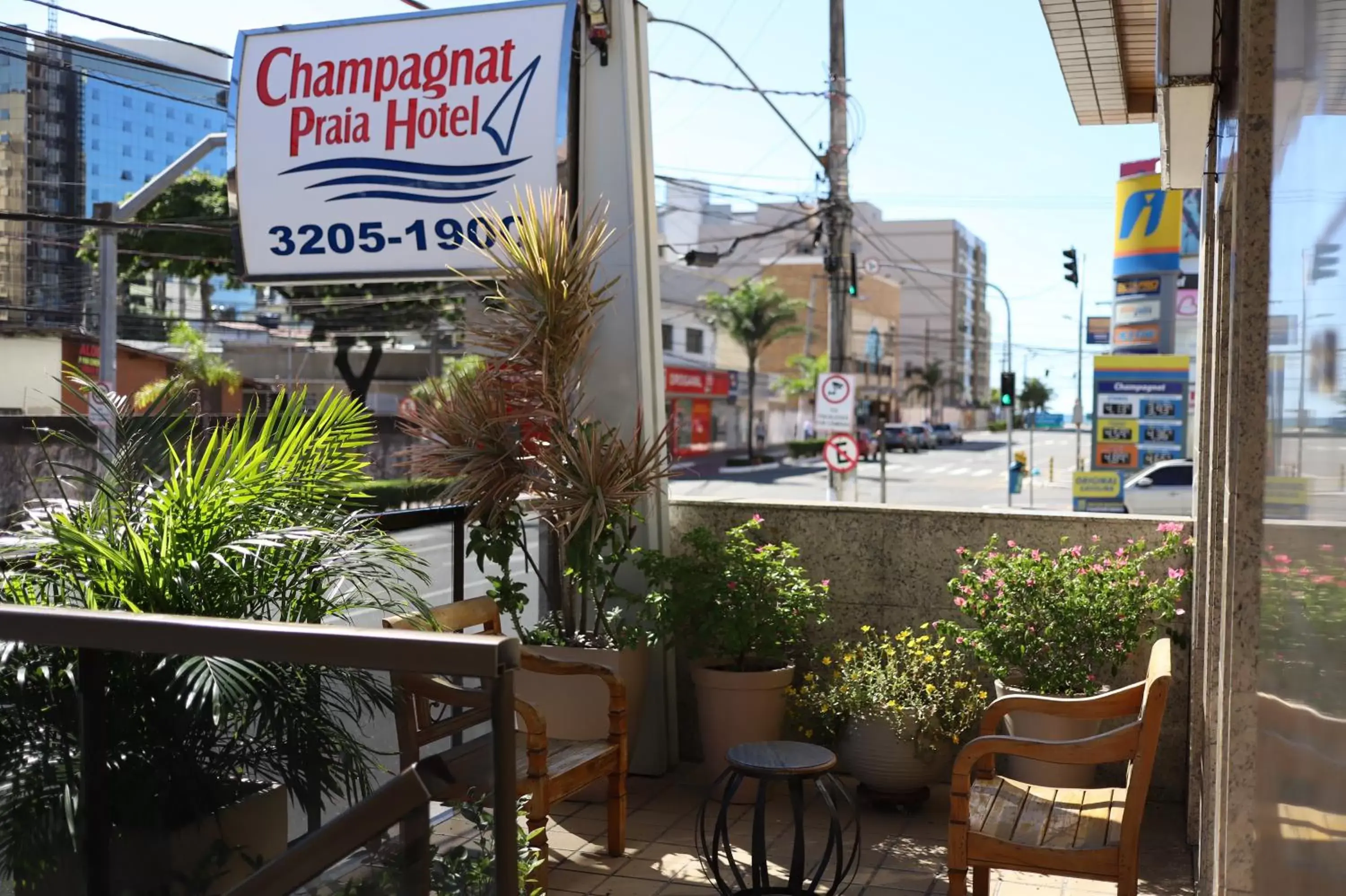 Property logo or sign in Champagnat Praia Hotel