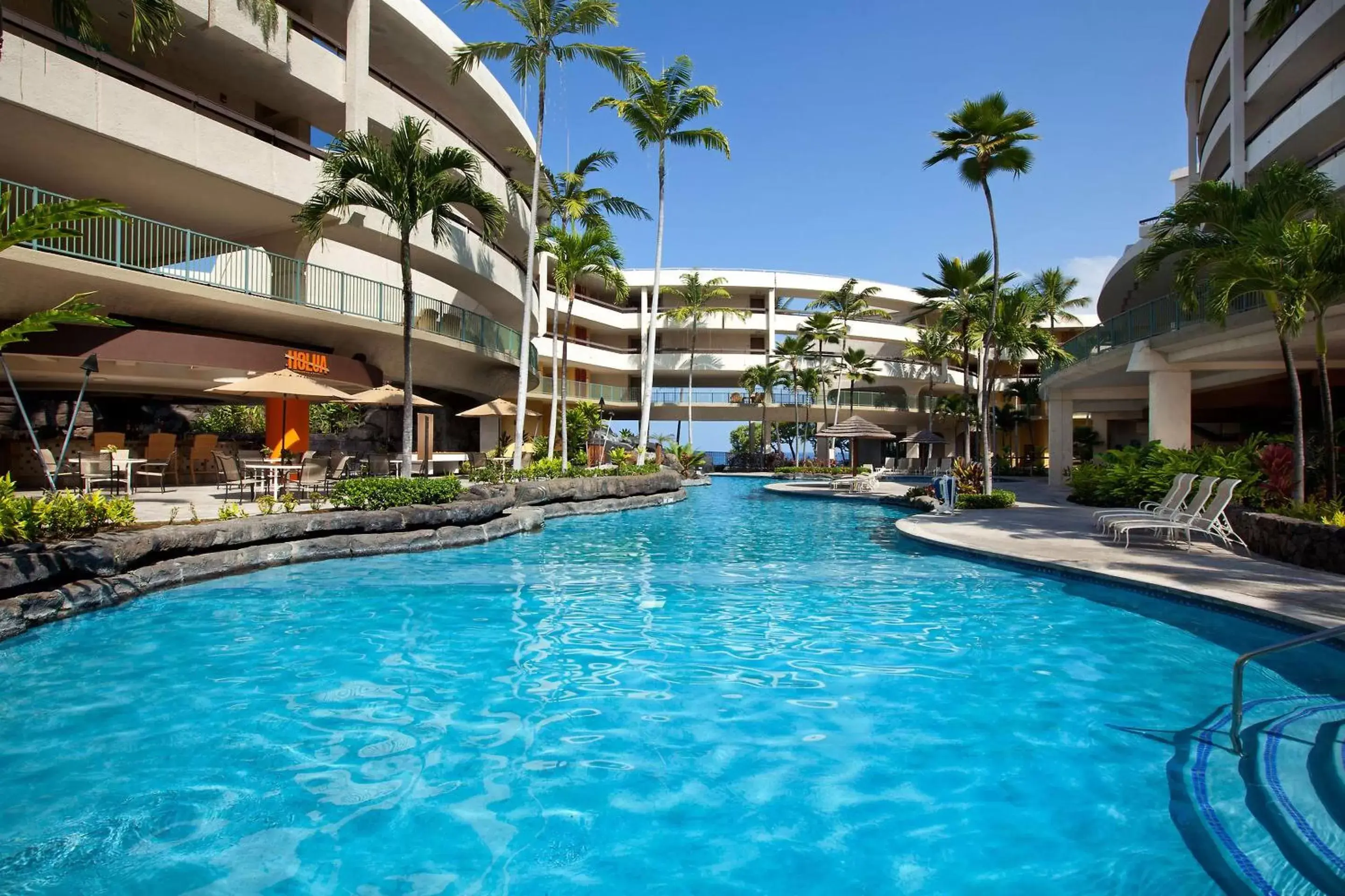 Pool view, Swimming Pool in Outrigger Kona Resort and Spa