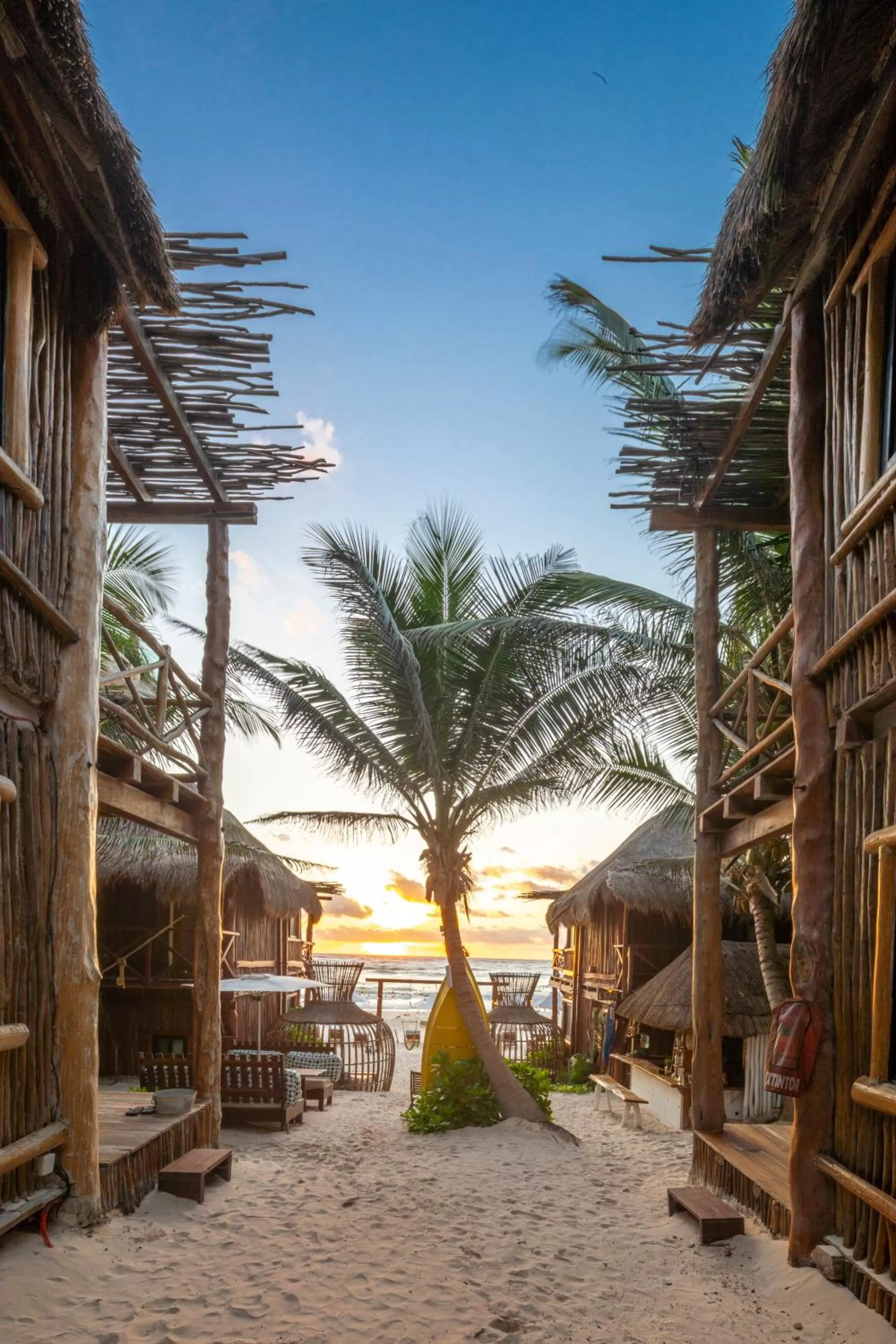 Sunrise, Beach in Hotelito Azul
