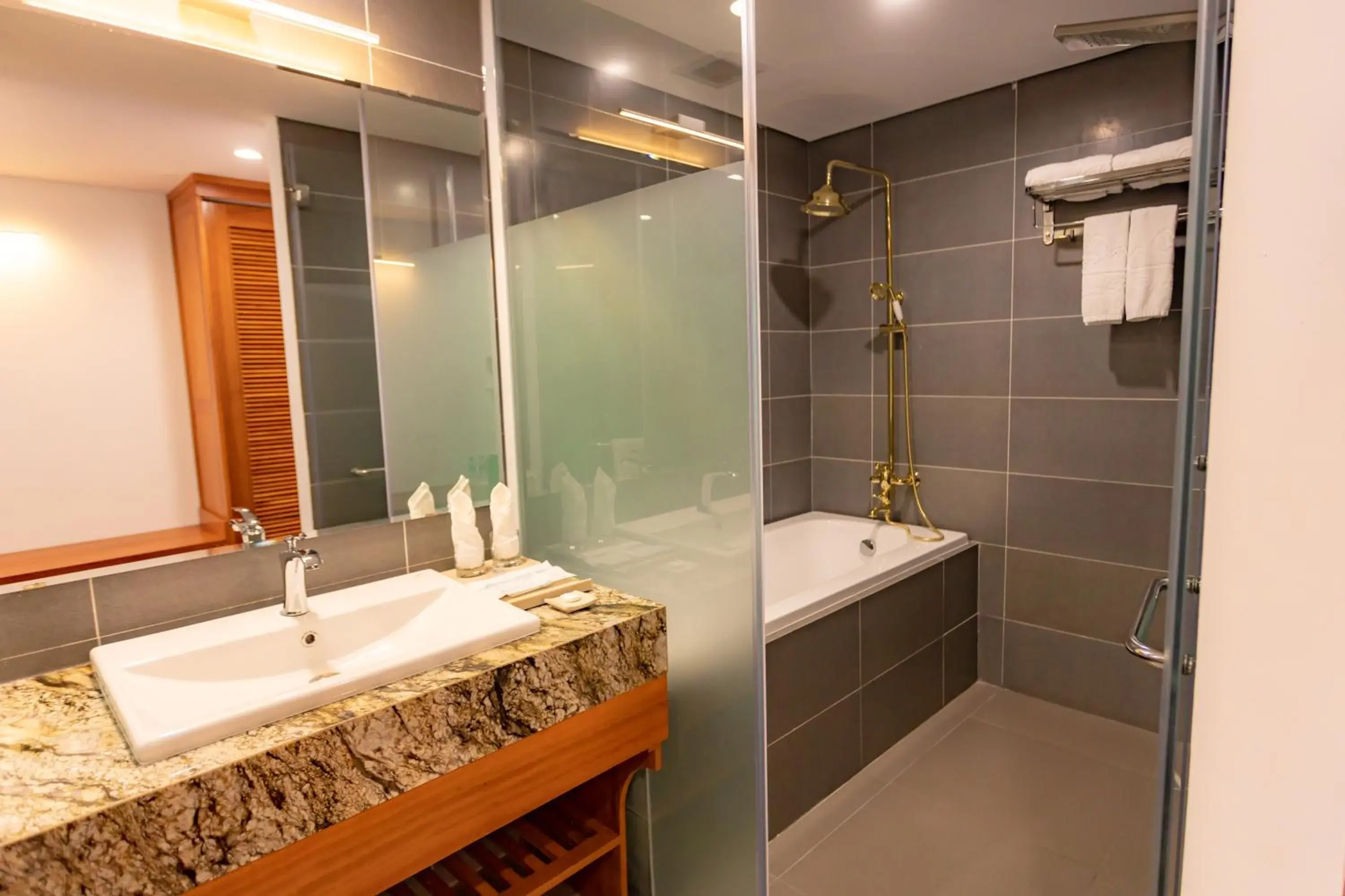 Bathroom in Wyndham Grand Vedana Ninh Binh Resort