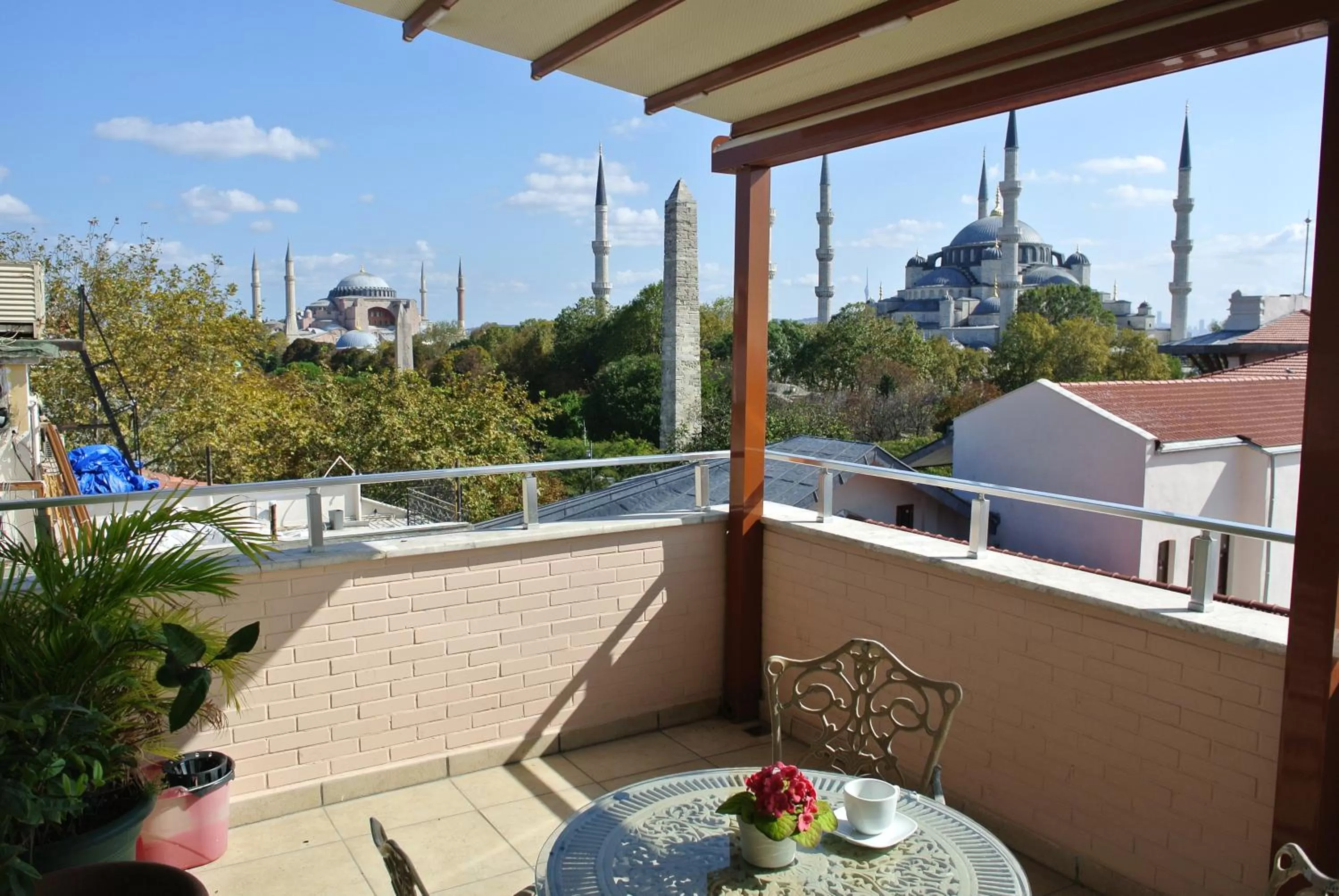 City view in Hotel Saba