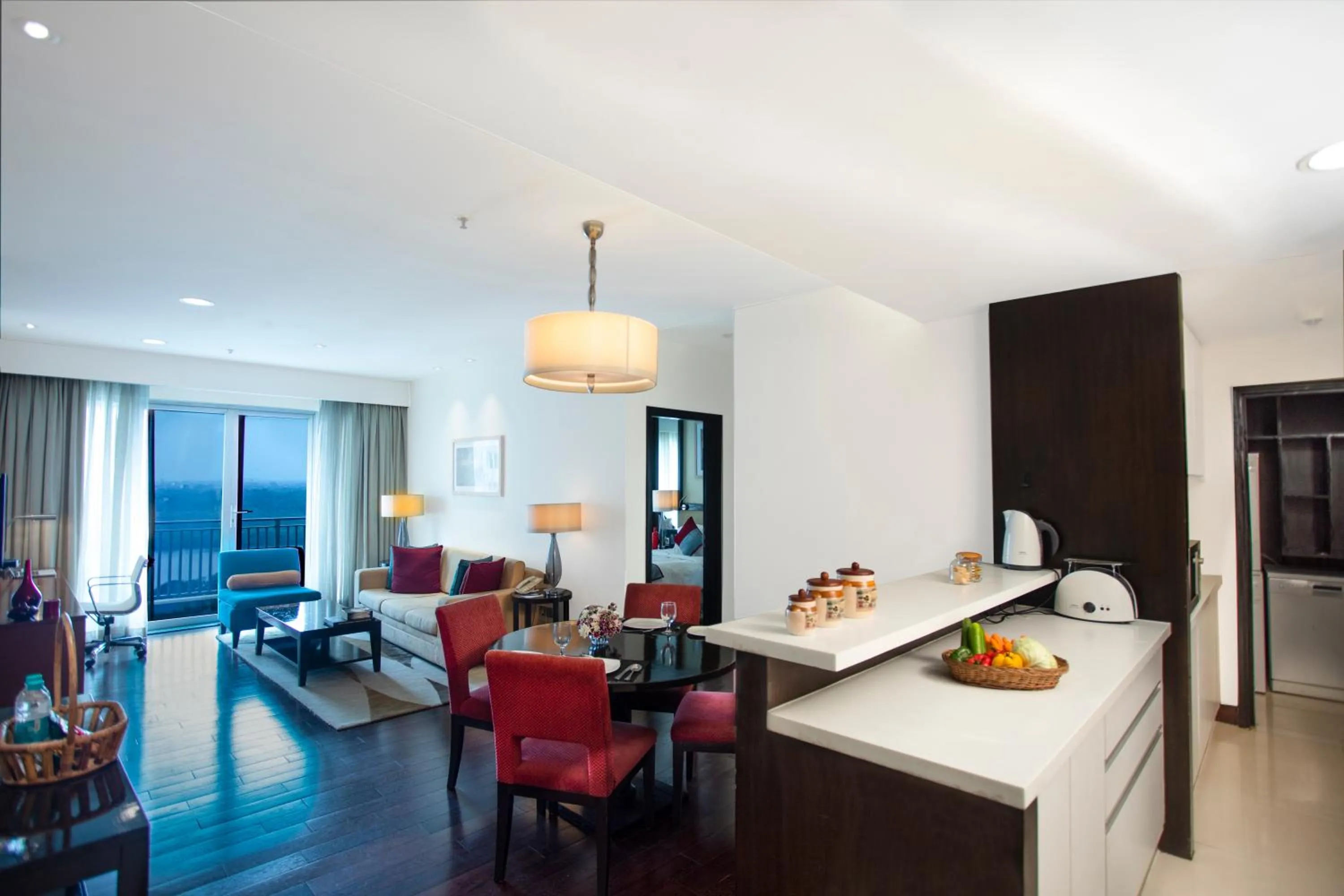 Kitchen or kitchenette in Somerset Greenways Chennai