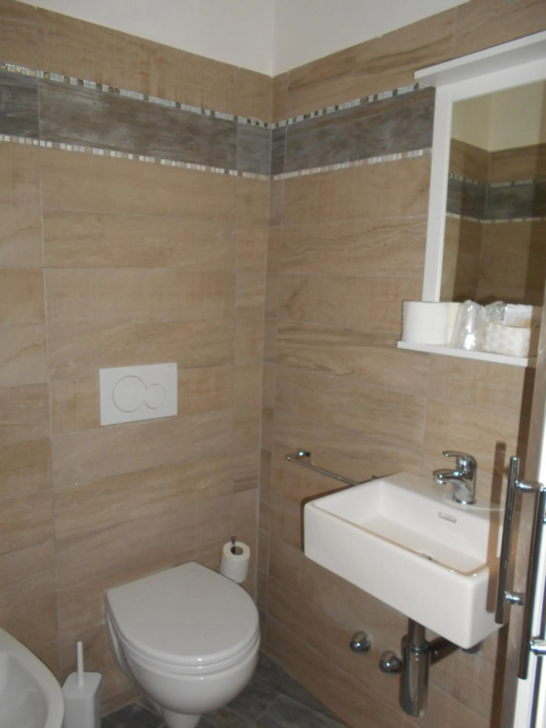 Bathroom in Hotel Ristorante Miramare