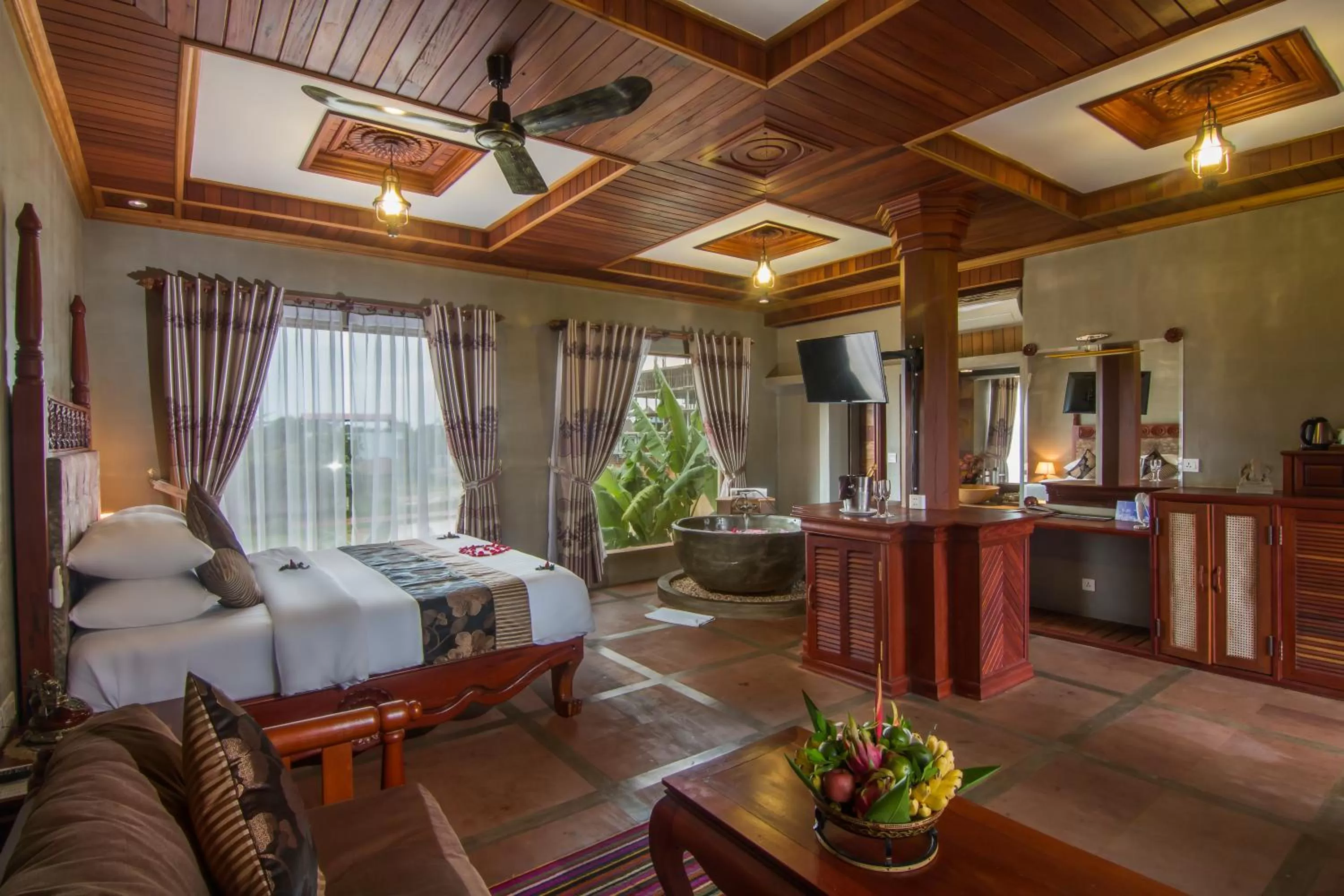 Bedroom in Angkor Style Resort