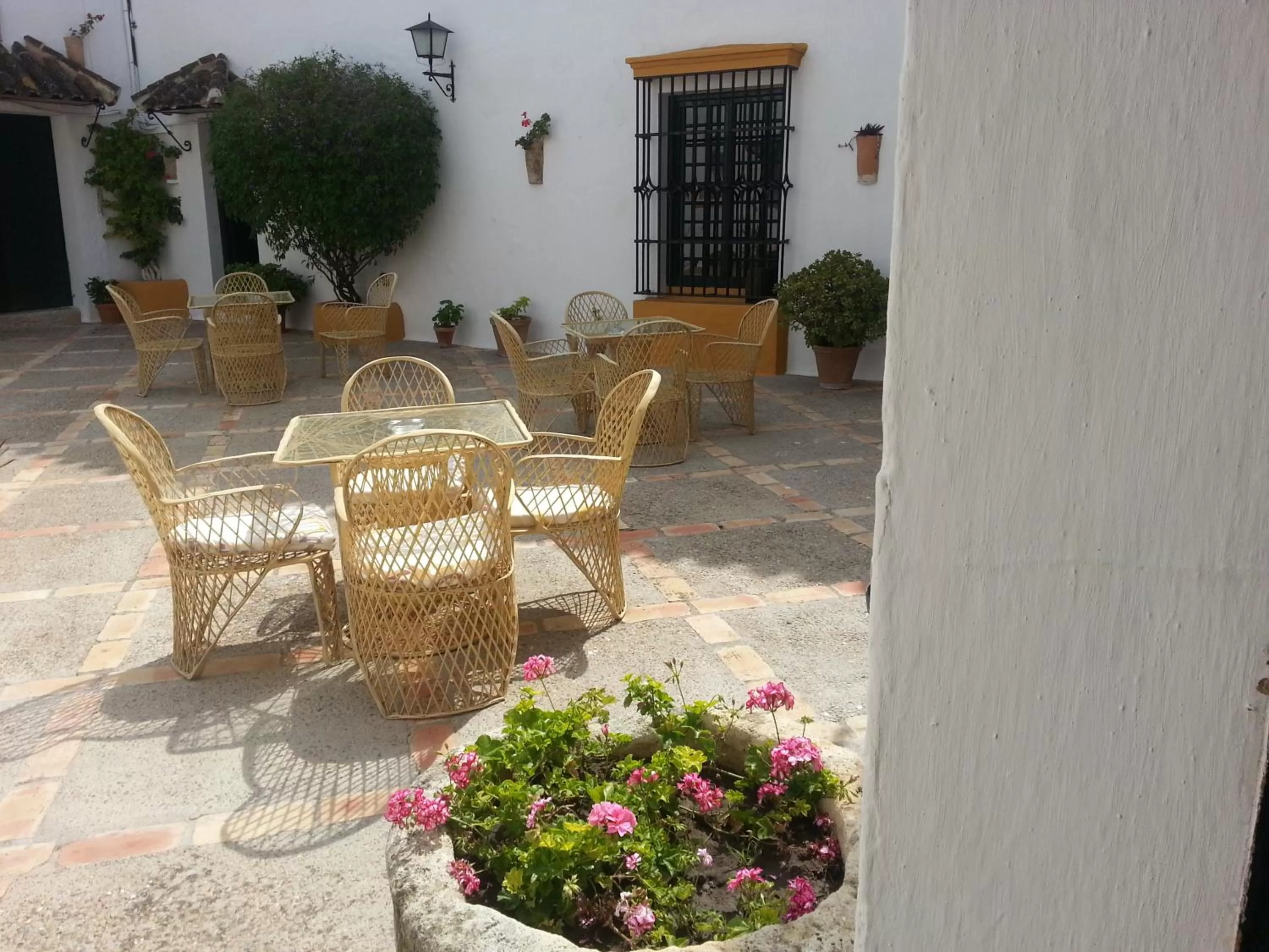 Patio in Hacienda El Santiscal Adults Only