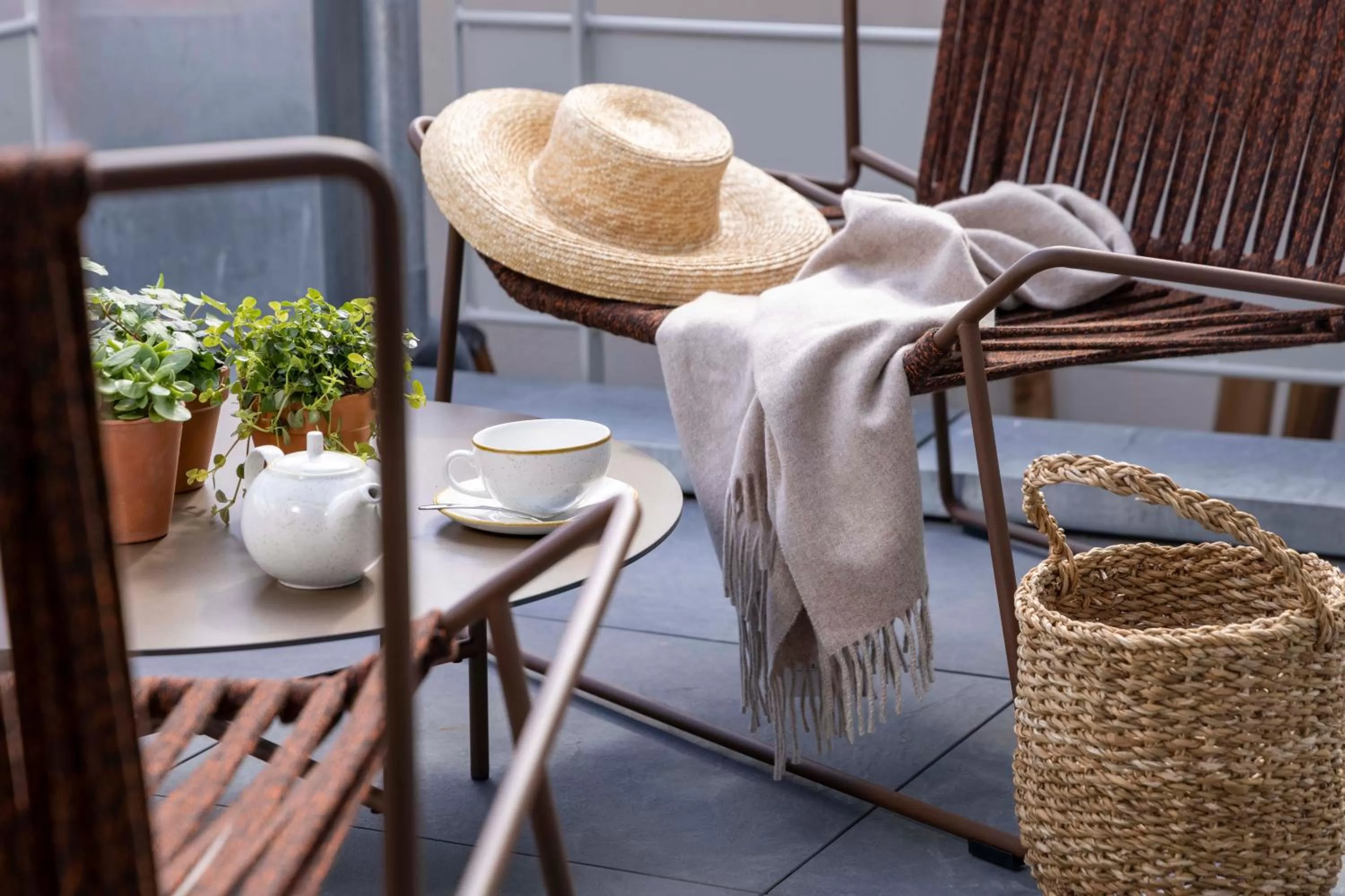 Balcony/Terrace in Hotel La Diligence