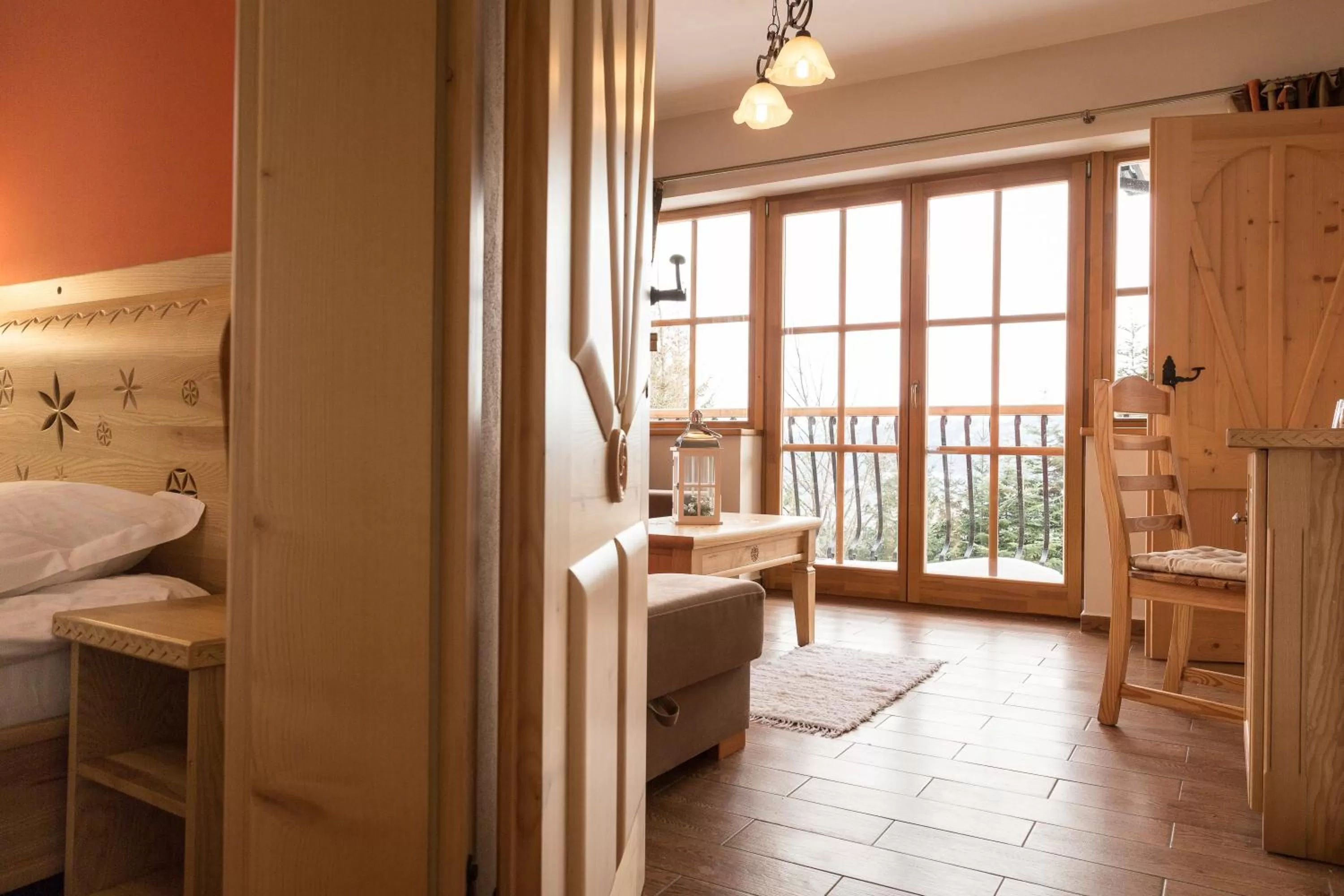 Living room, Bed in Butorowy Dwór