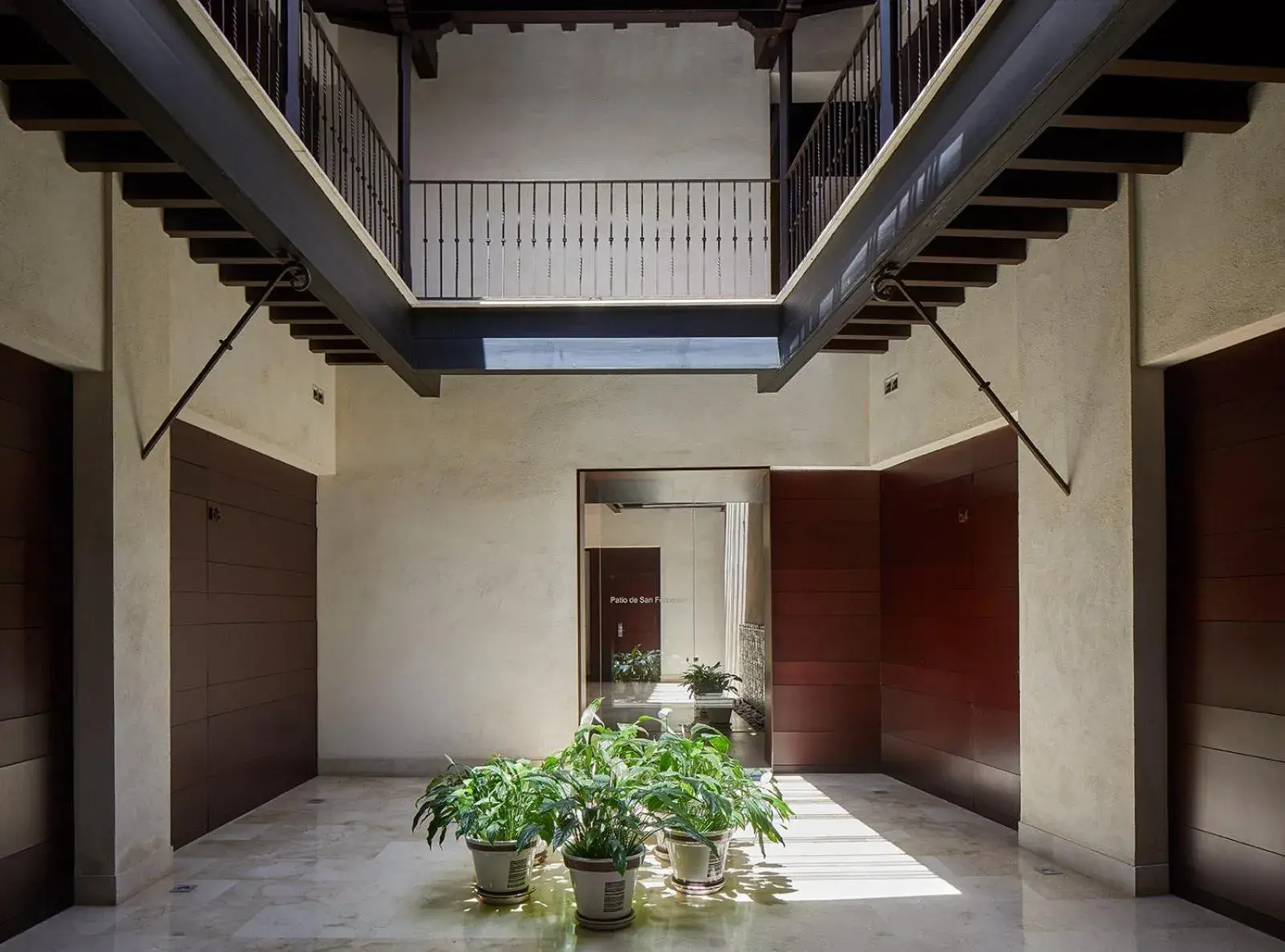 Patio in Hotel Posada del Lucero