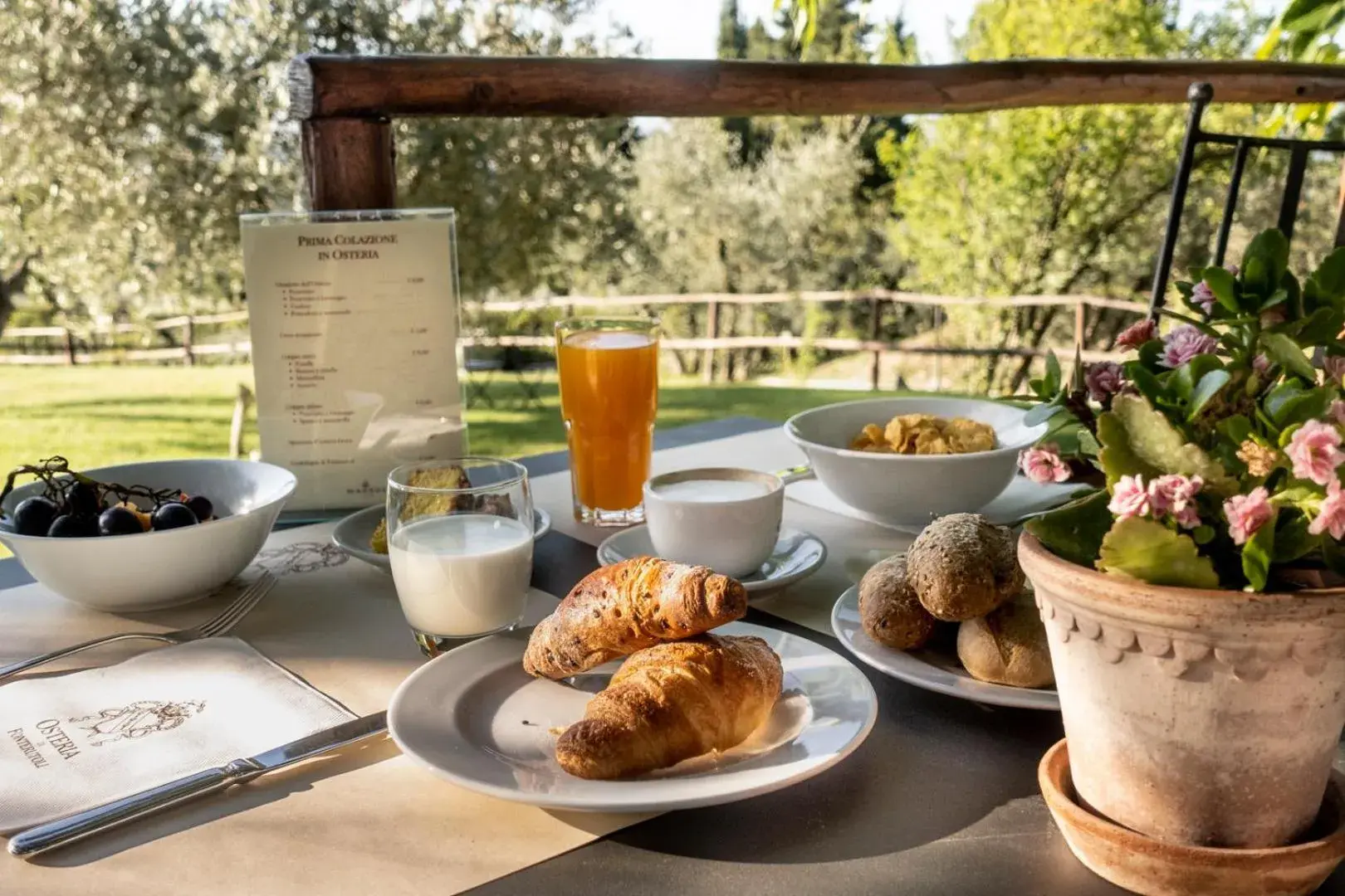 Breakfast in Castello di Fonterutoli Wine Resort