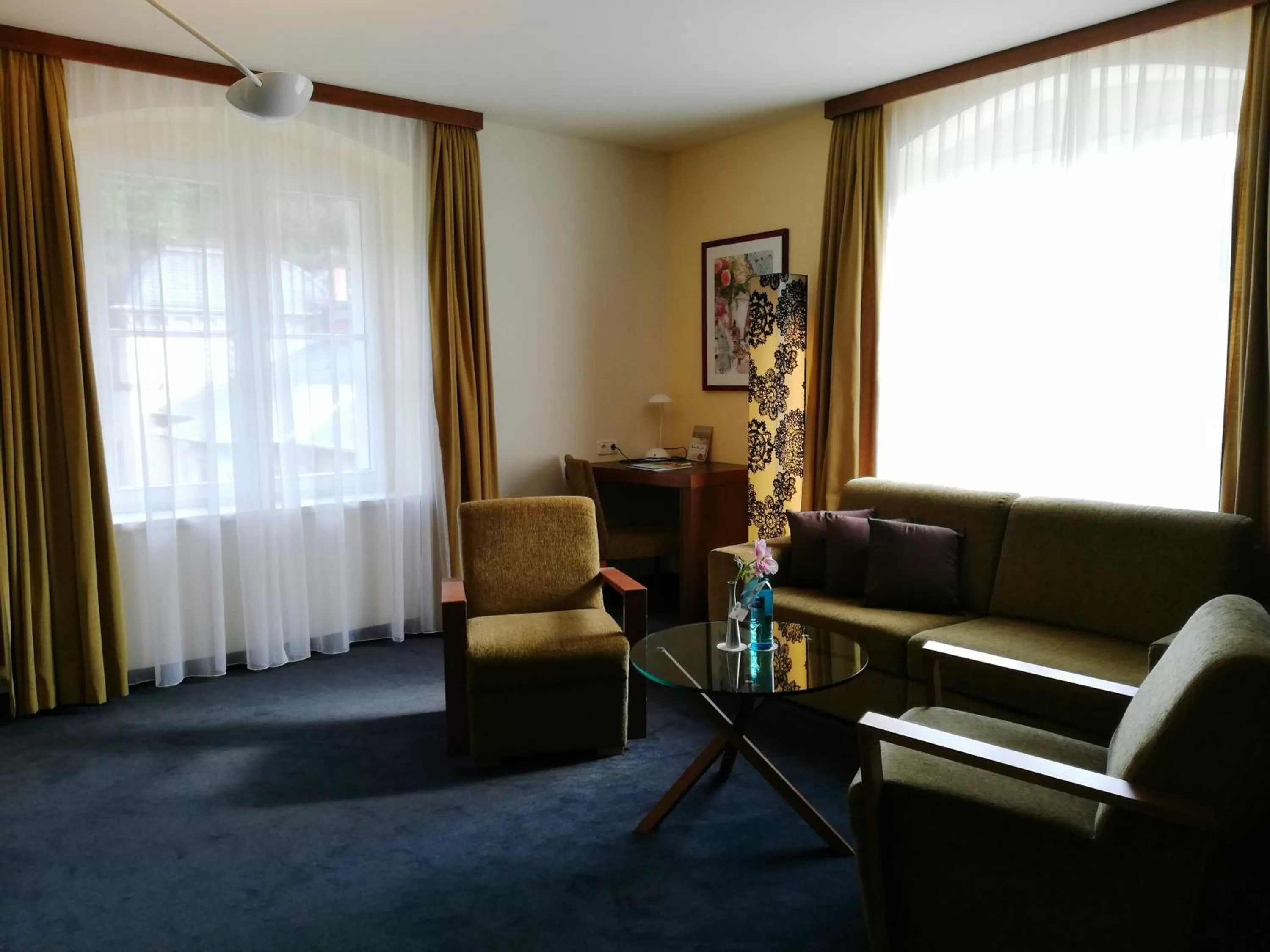 Living room in Parkhotel Bad Schandau mit SPA